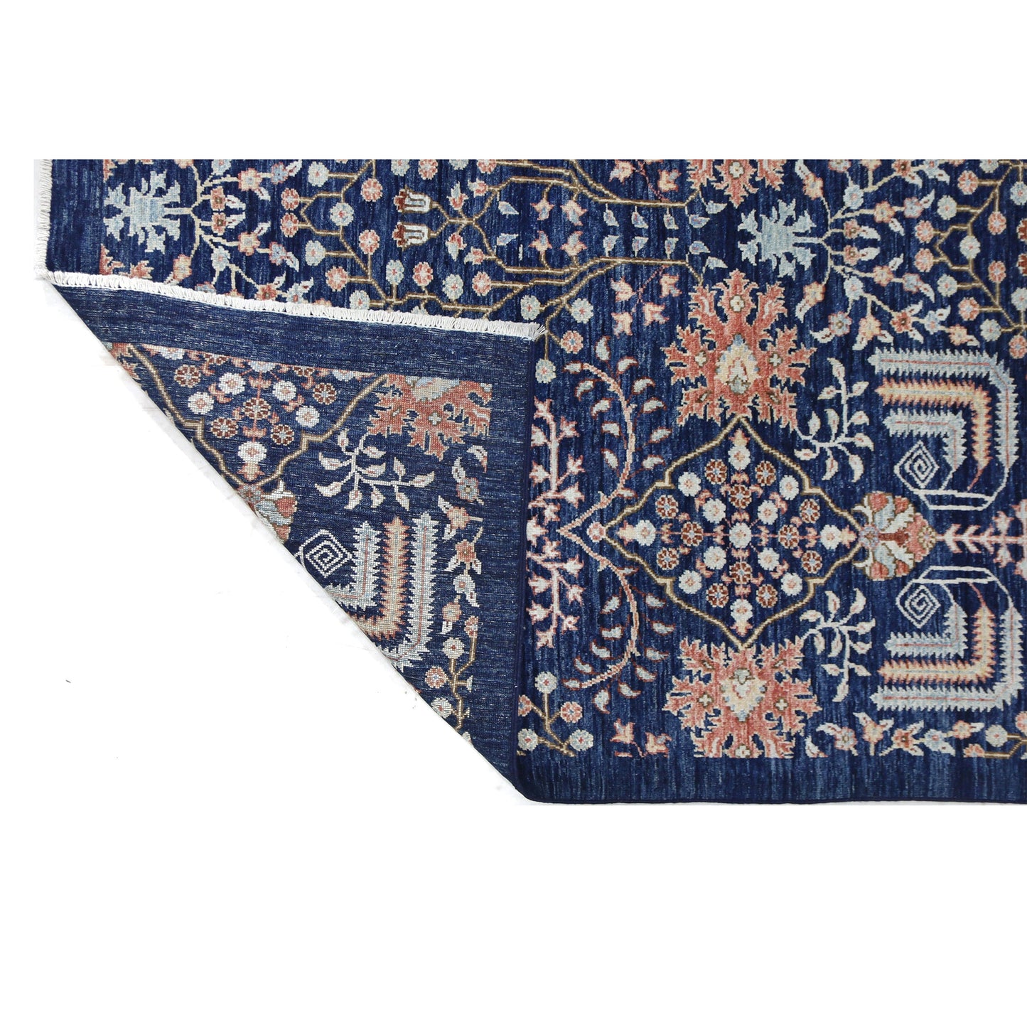 ARYANA ARYAN NAVY / ORANGE 8' X 9'8"