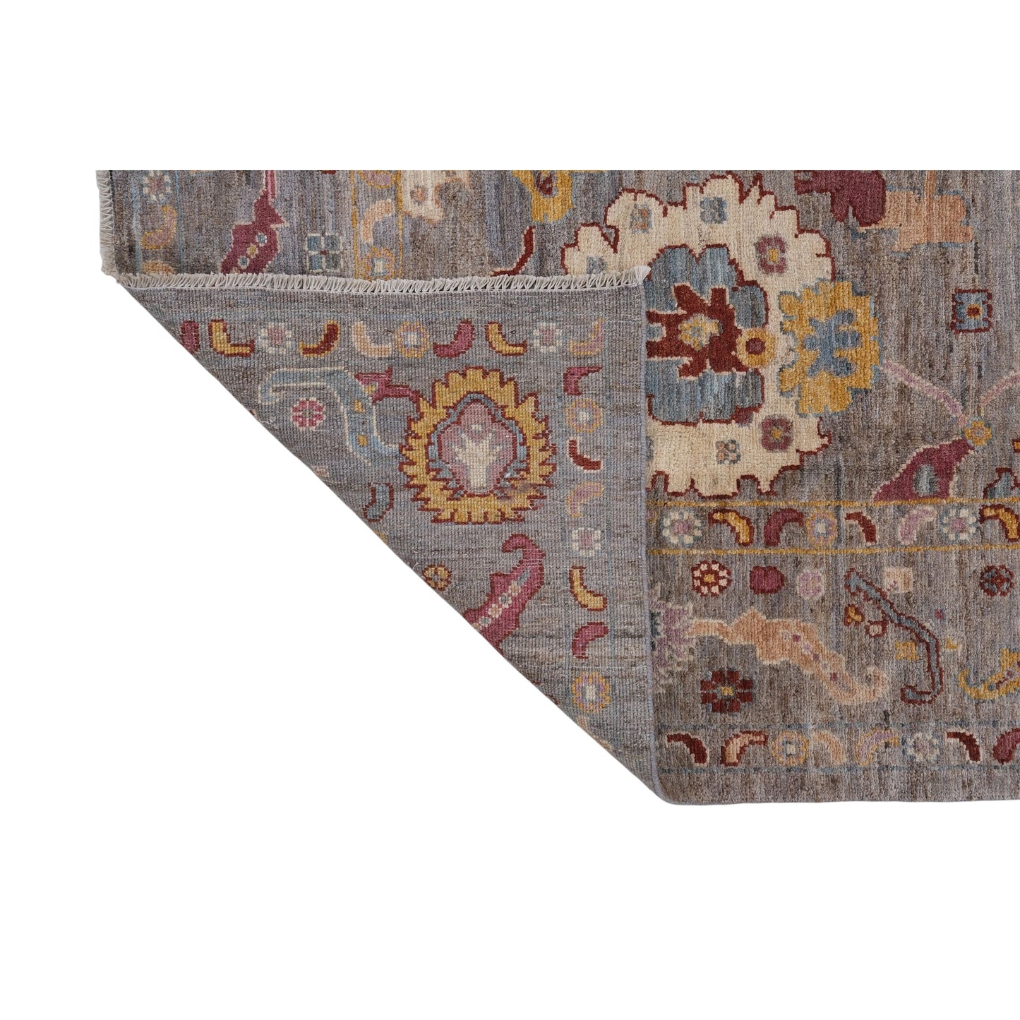 ARYANA ARYAN LIGHT BLUE / RED 6' X 8'8"
