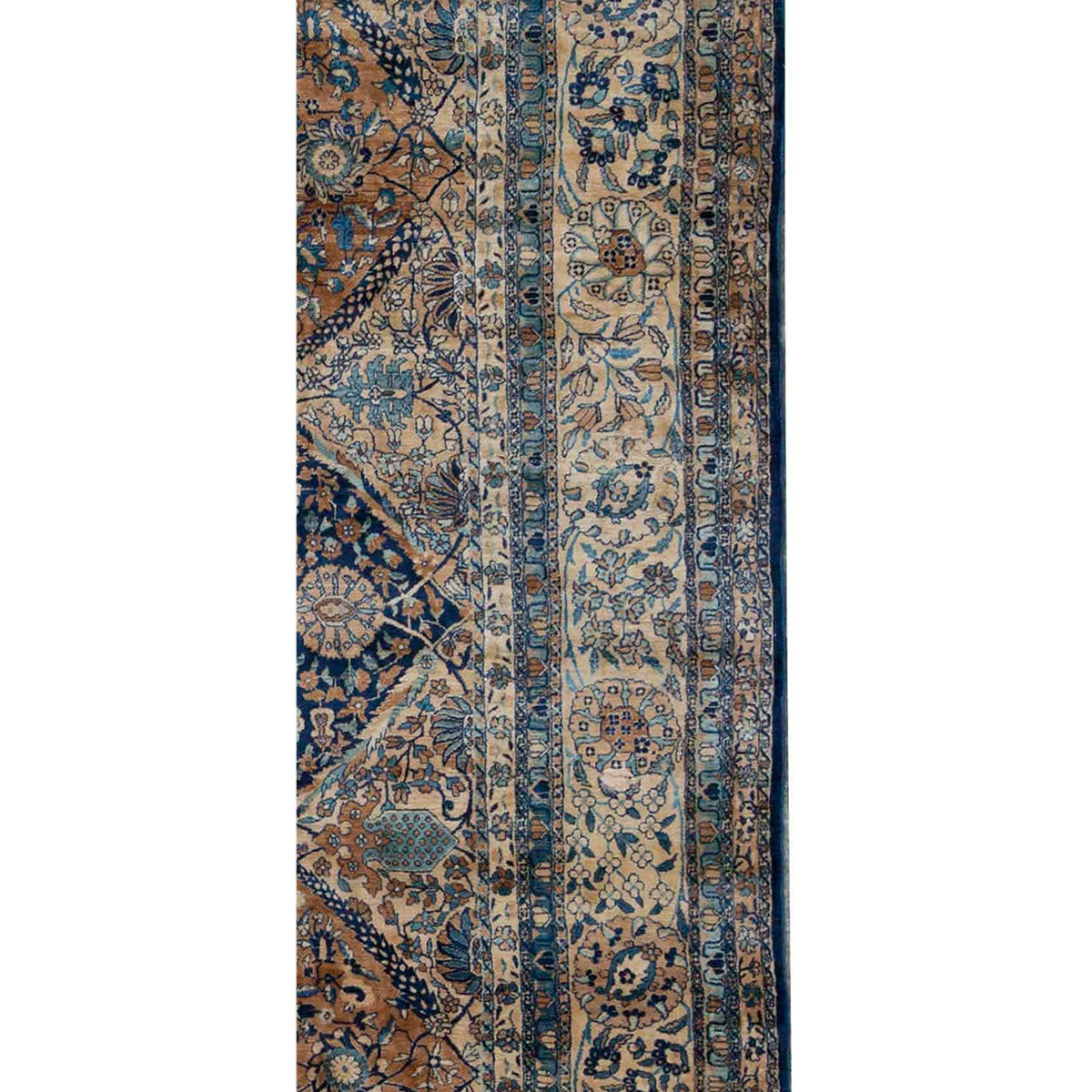 SEMI-ANTIQUE KIRMAN GOLD 11'8" X 14'8"