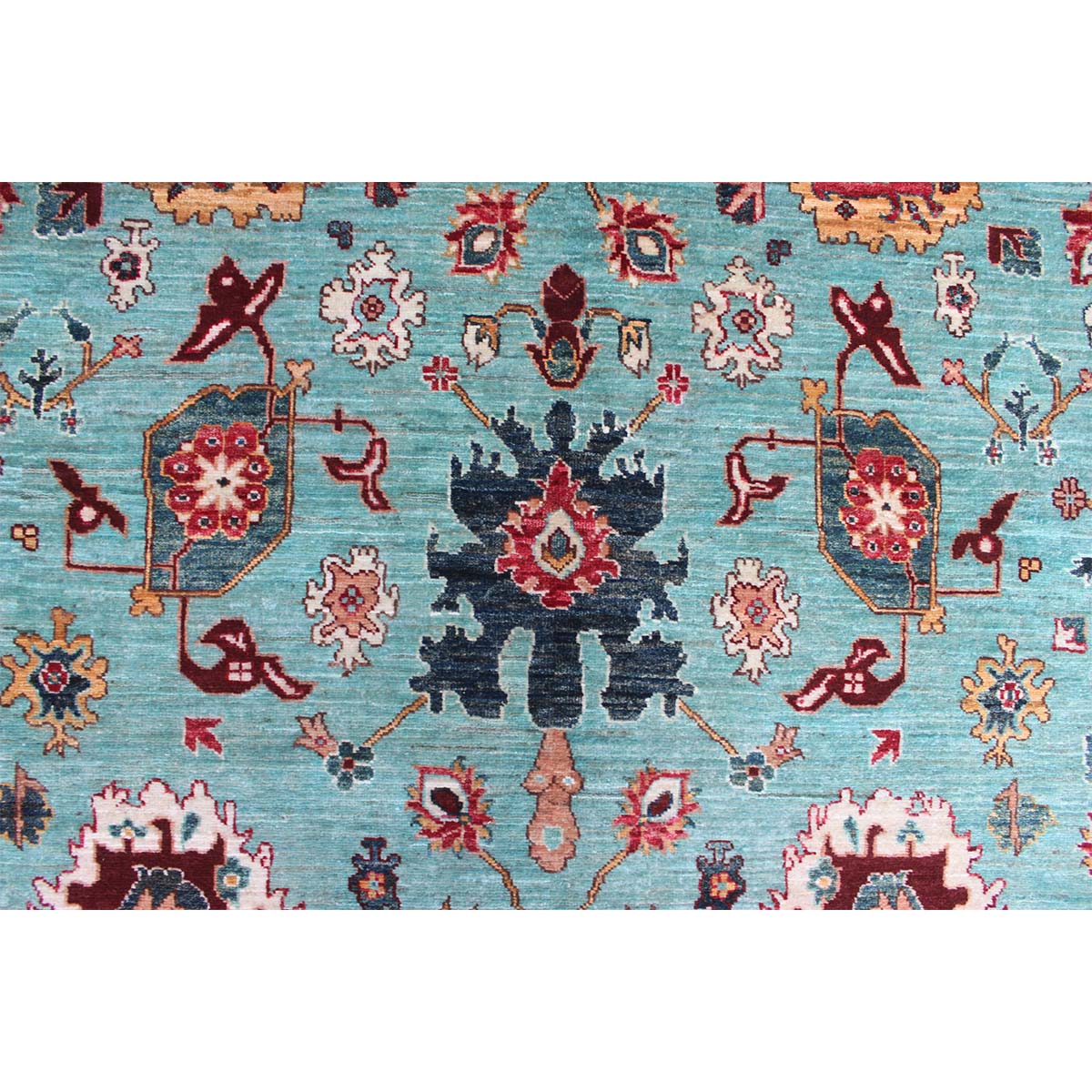 ARYANA ARYAN TURQUOISE / RUST 9'10" X 13'9"