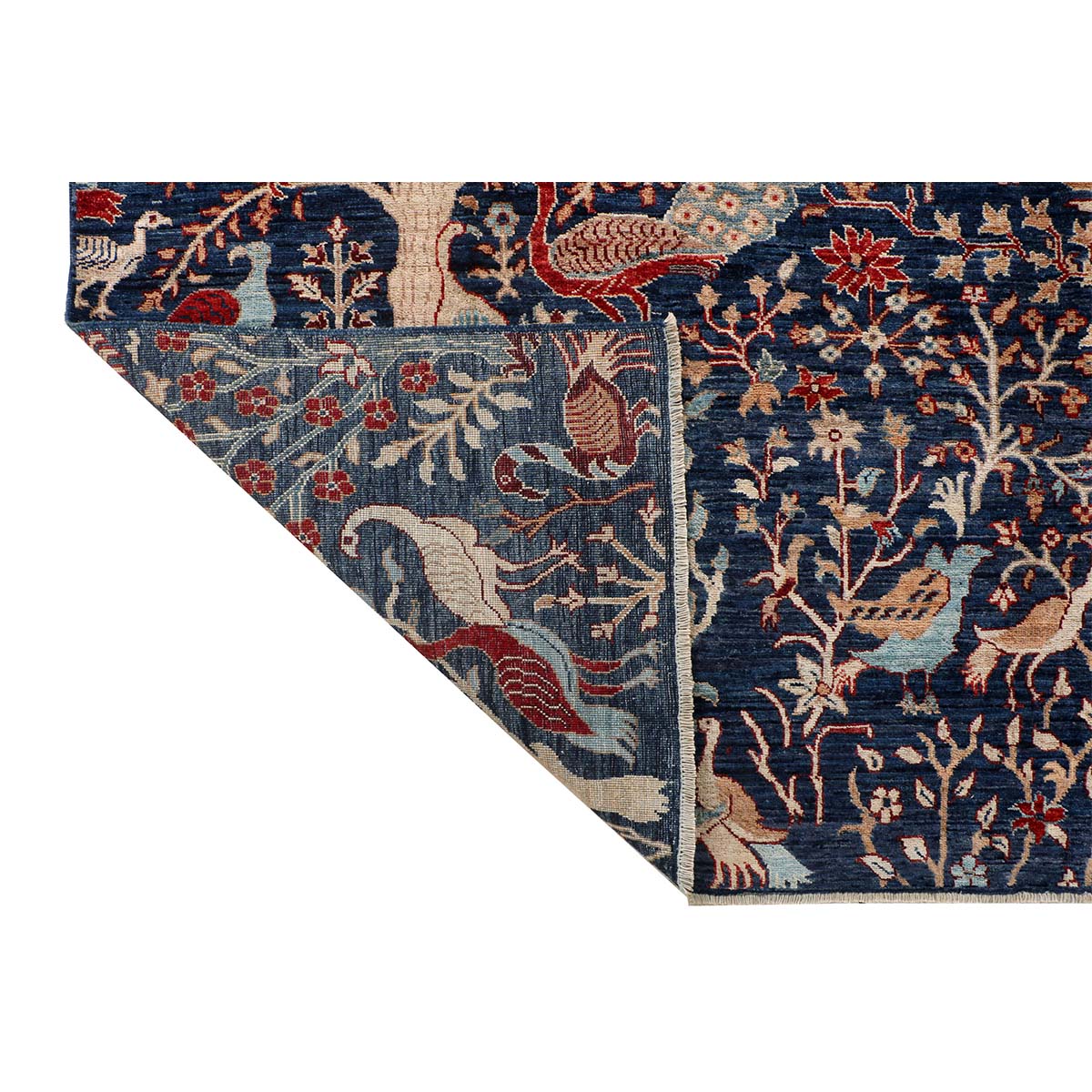 ARYANA ARYAN IVORY / NAVY 8' X 10'2"