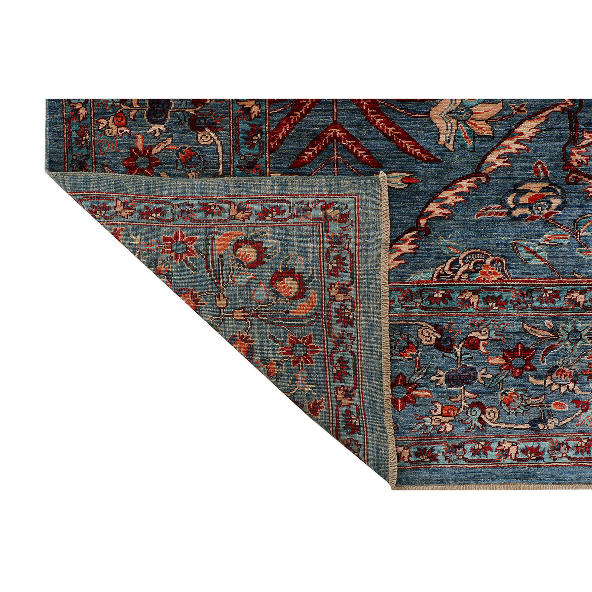 ARYANA ARYAN RED / LIGHT BLUE 9'11" X 13'10"