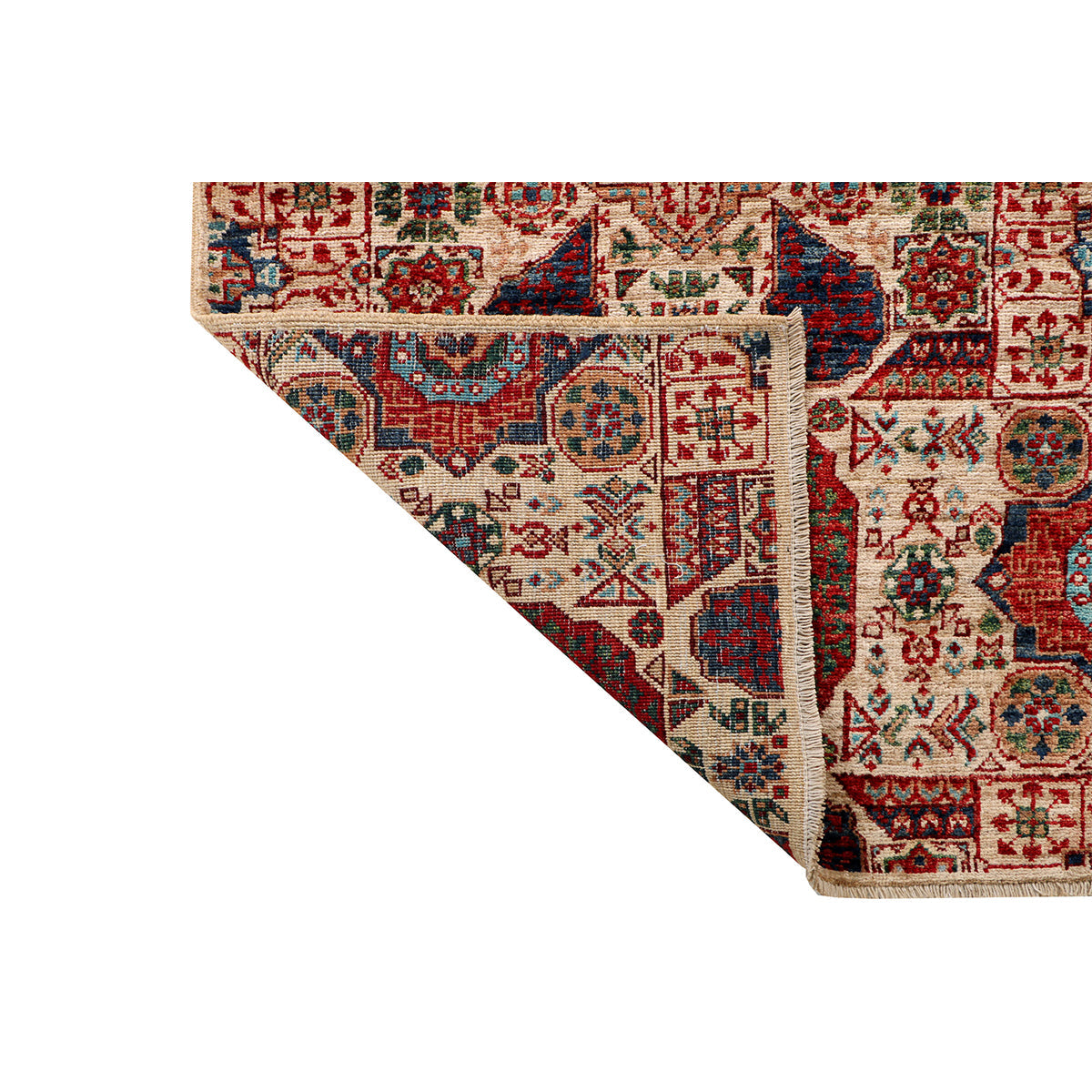 ARYANA MAMLU IVORY / NAVY 2'7" X 10'