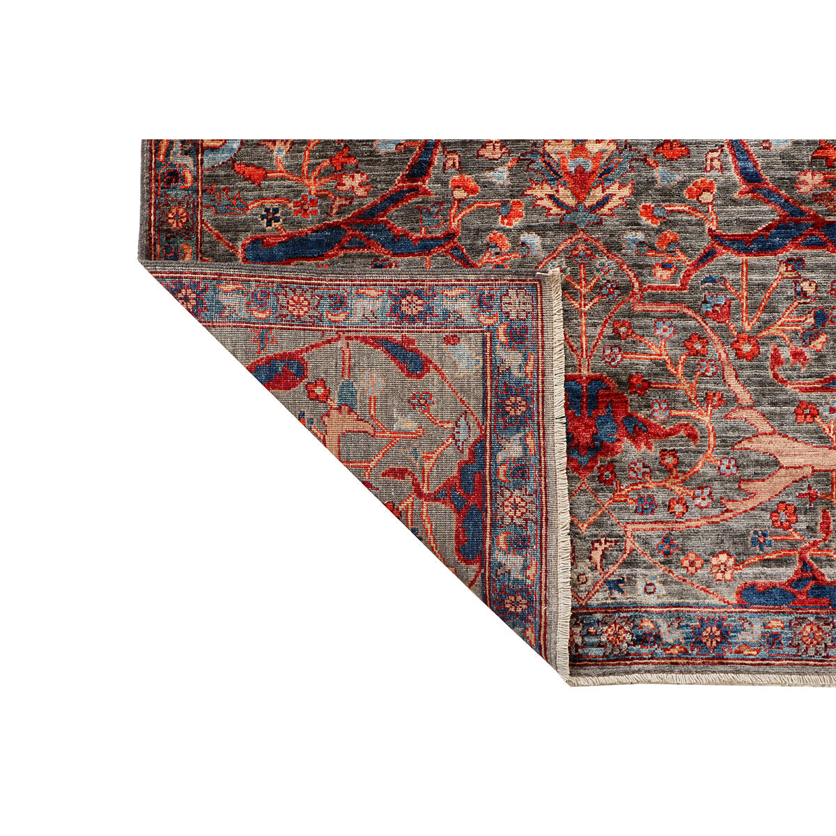 ARYANA ARYAN GREY / NAVY 3'11" X 5'10"