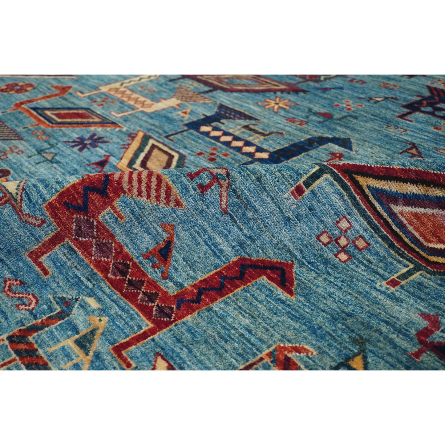 ARYANA GABEH LIGHT BLUE / NAVY 8'6" X 11'8"