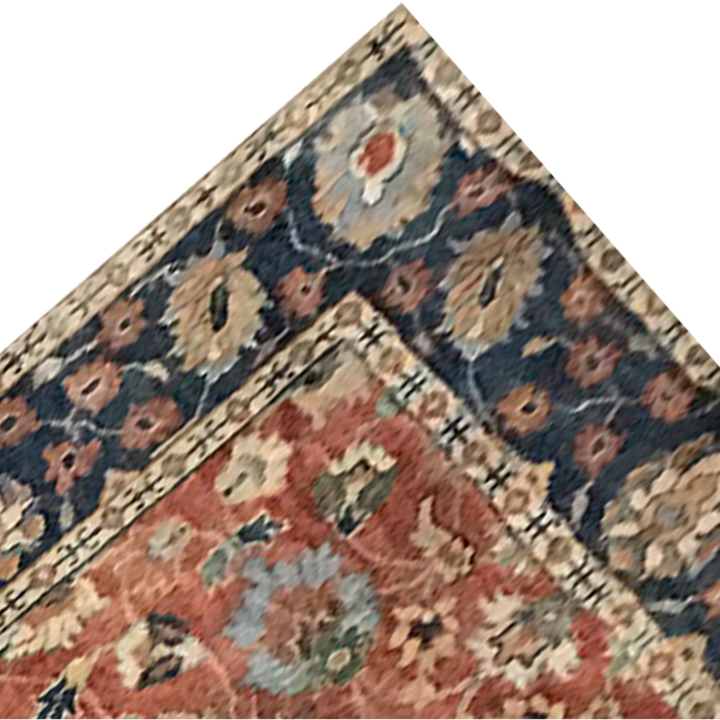 ANTIQUE MAHAL KUR2A RED / BLUE