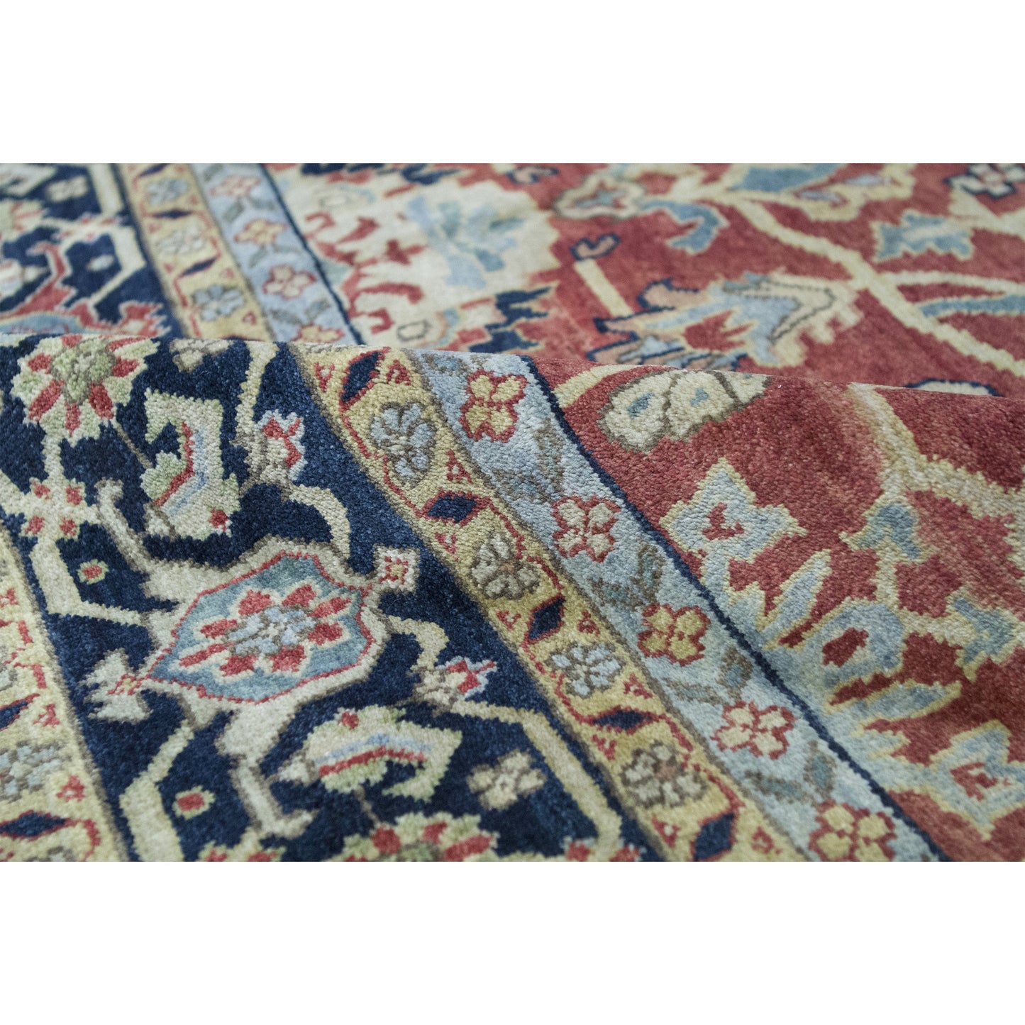 ANTIQUE MAHAL MJT11 RED / BLUE