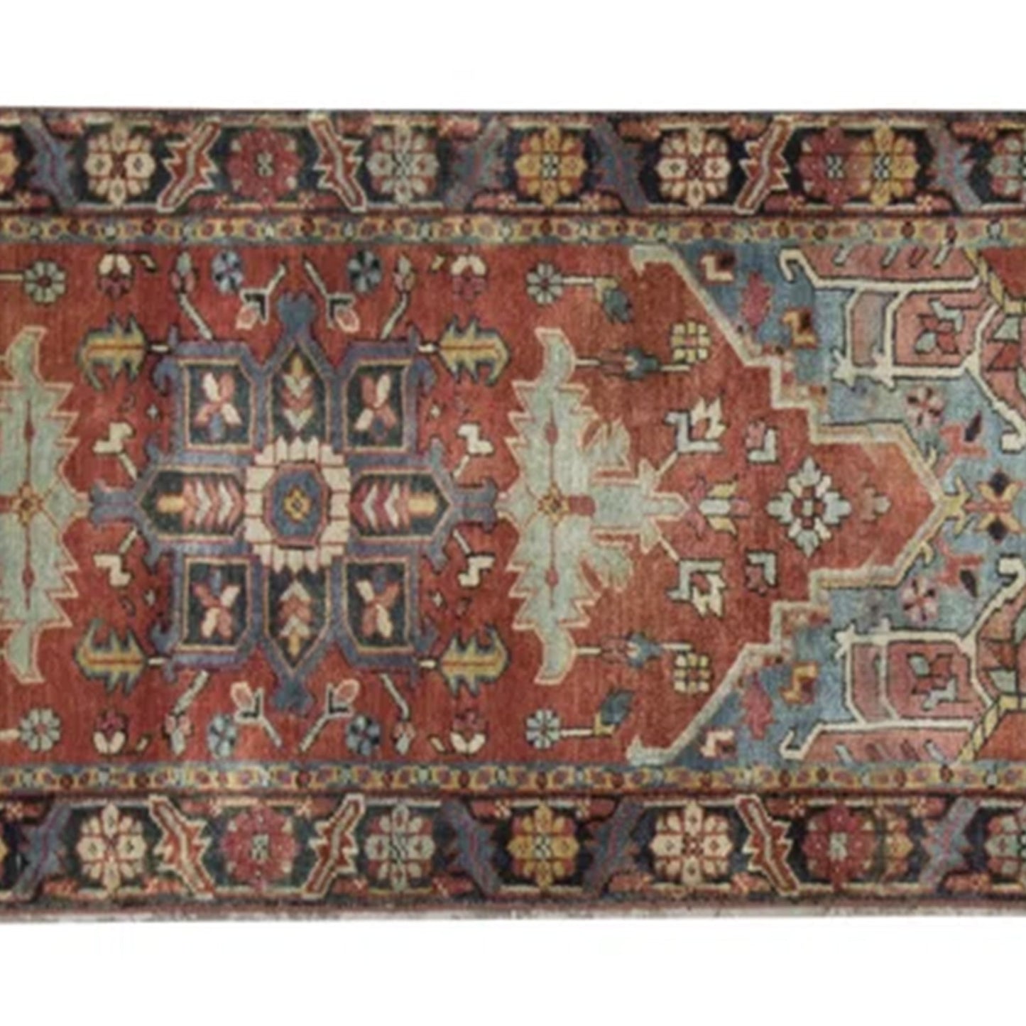 ANTIQUE SERAPI HER18 RED / BLUE