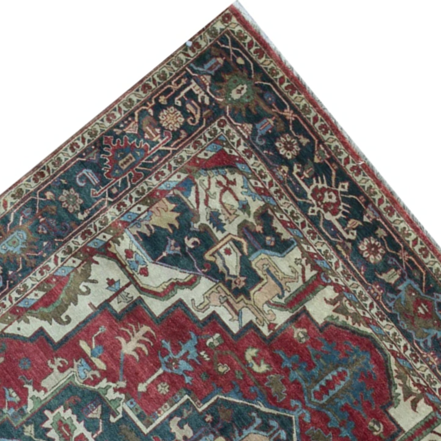 ANTIQUE SERAPI HER21 RED / BLUE