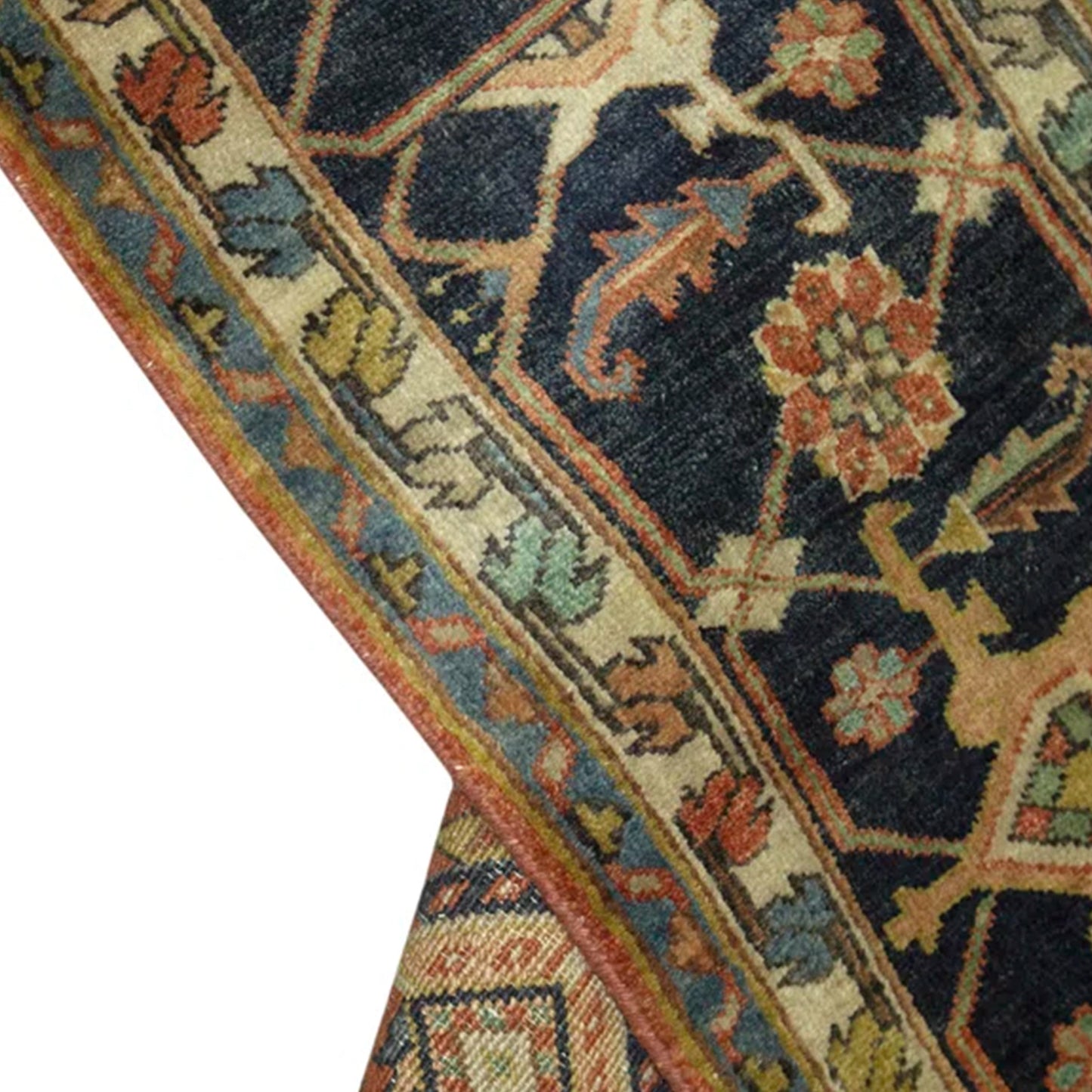 ANTIQUE SERAPI HER22 RED / BLUE