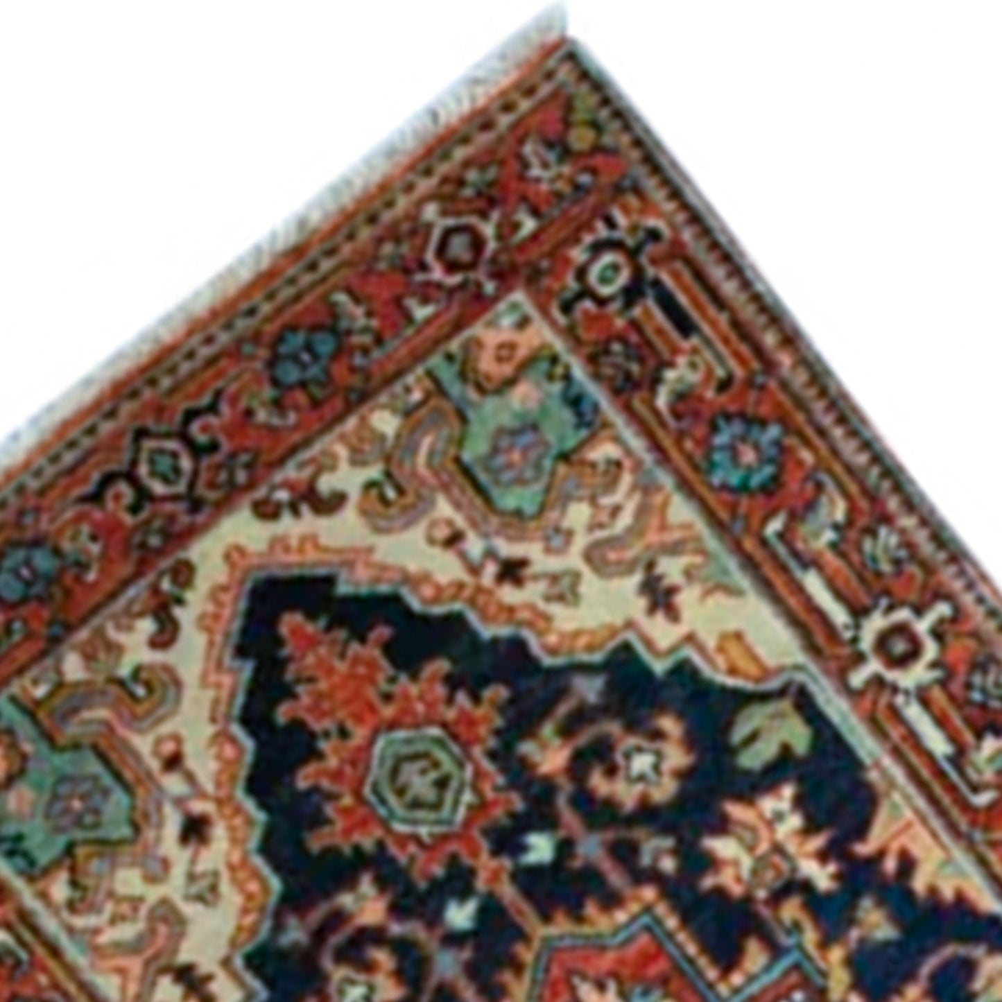ANTIQUE SERAPI HER22 RED / BLUE