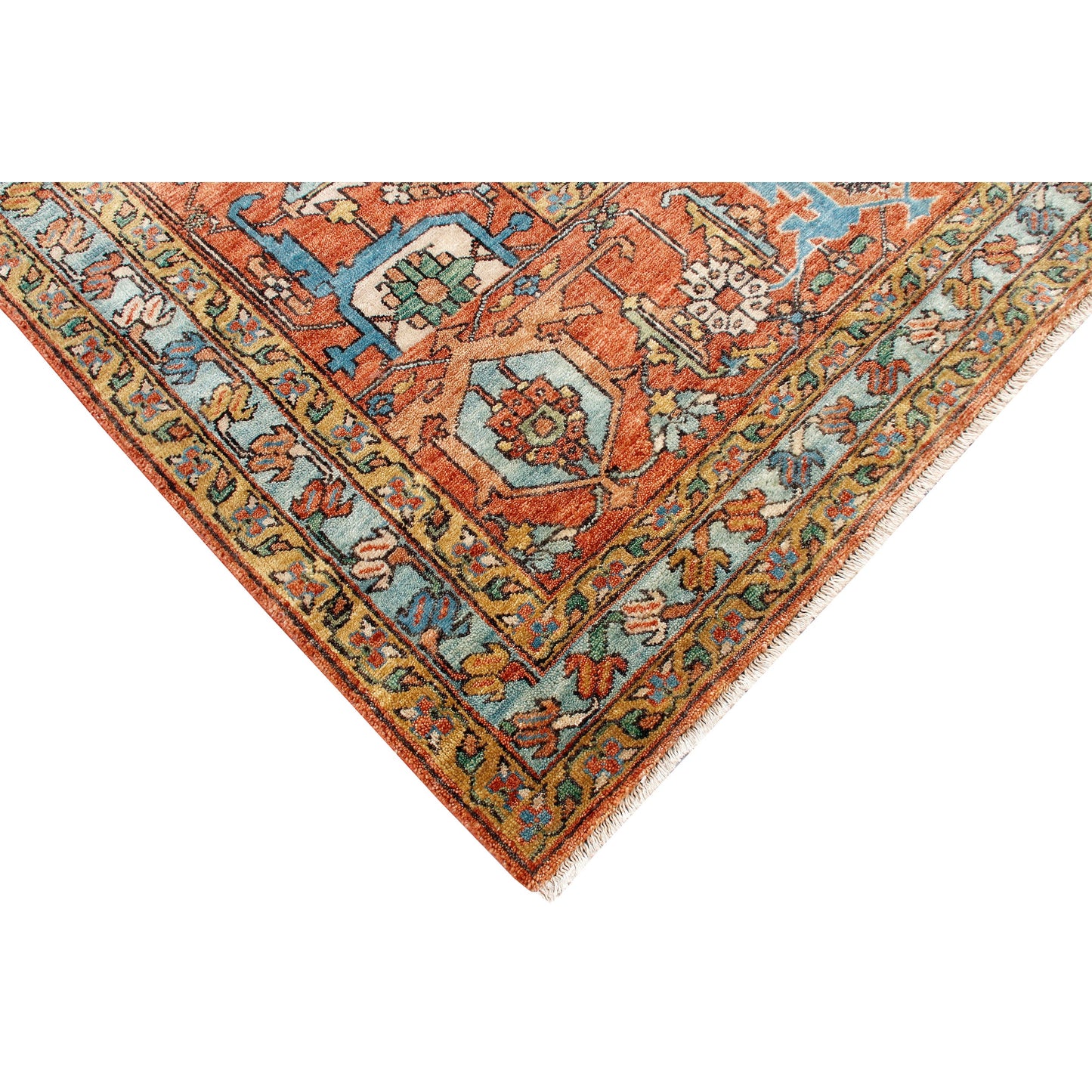 ANTIQUE SERAPI HERZ7 RED / RED
