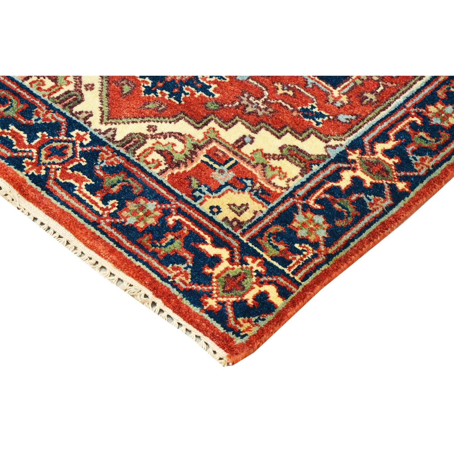 ANTIQUE SERAPI L1SER RUST / BLUE
