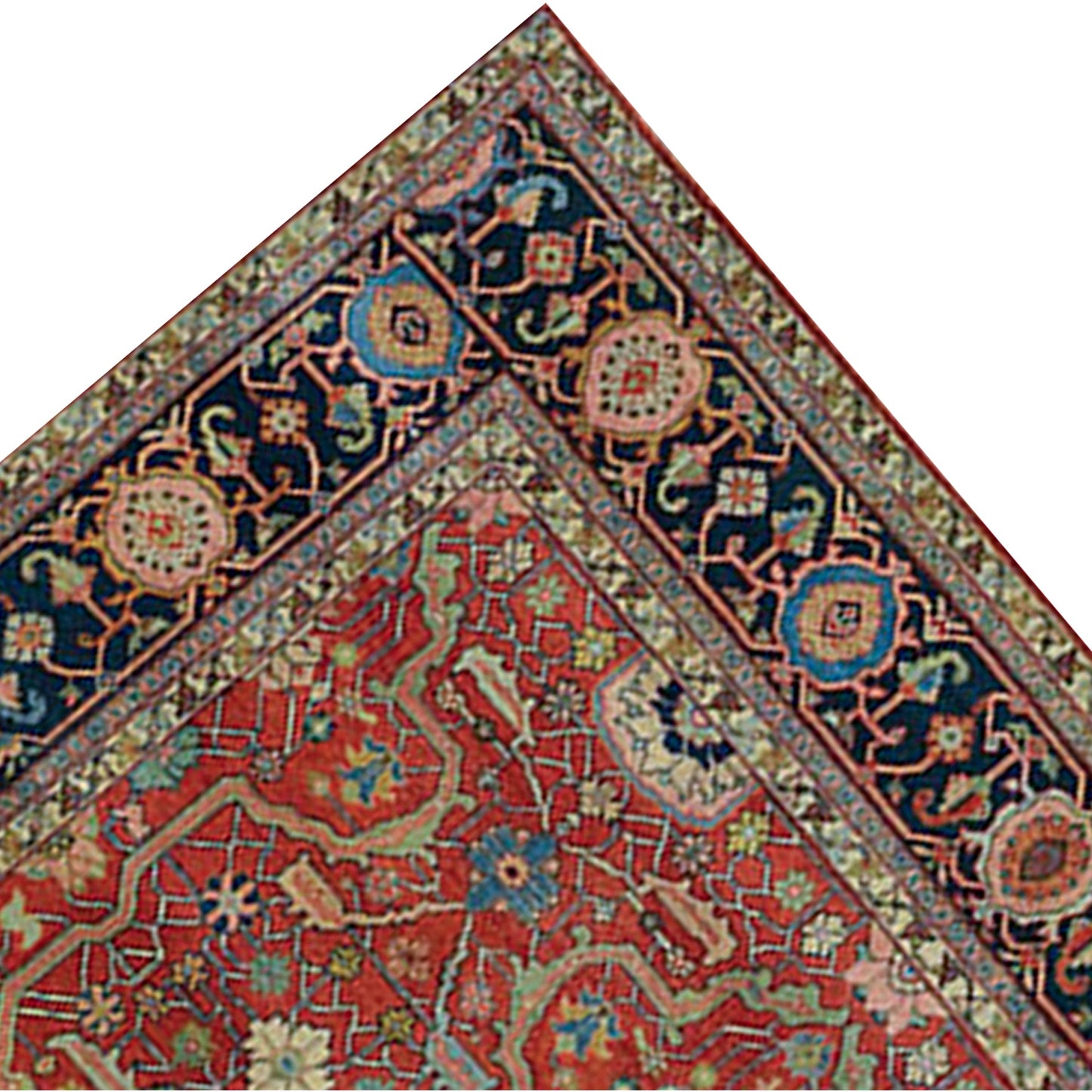 ANTIQUE SERAPI M2SER RUST / BLUE