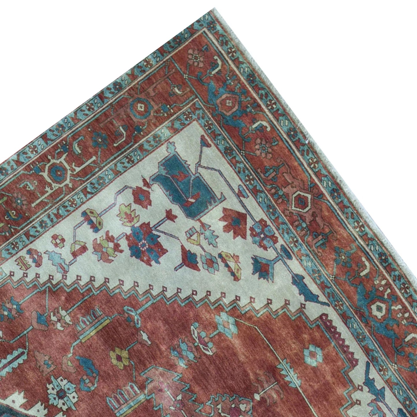 ANTIQUE SERAPI P1SER RED / RED 11'10" X 21'9"