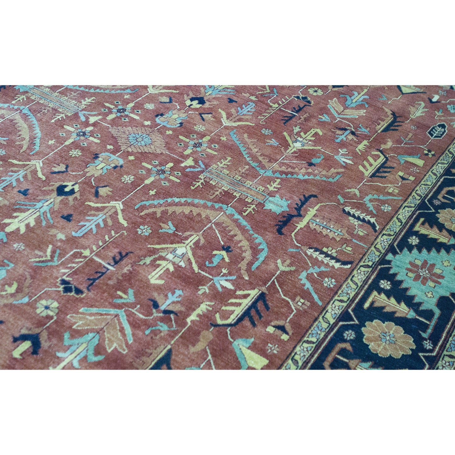 ANTIQUE SERAPI SJ54A RED / BLUE