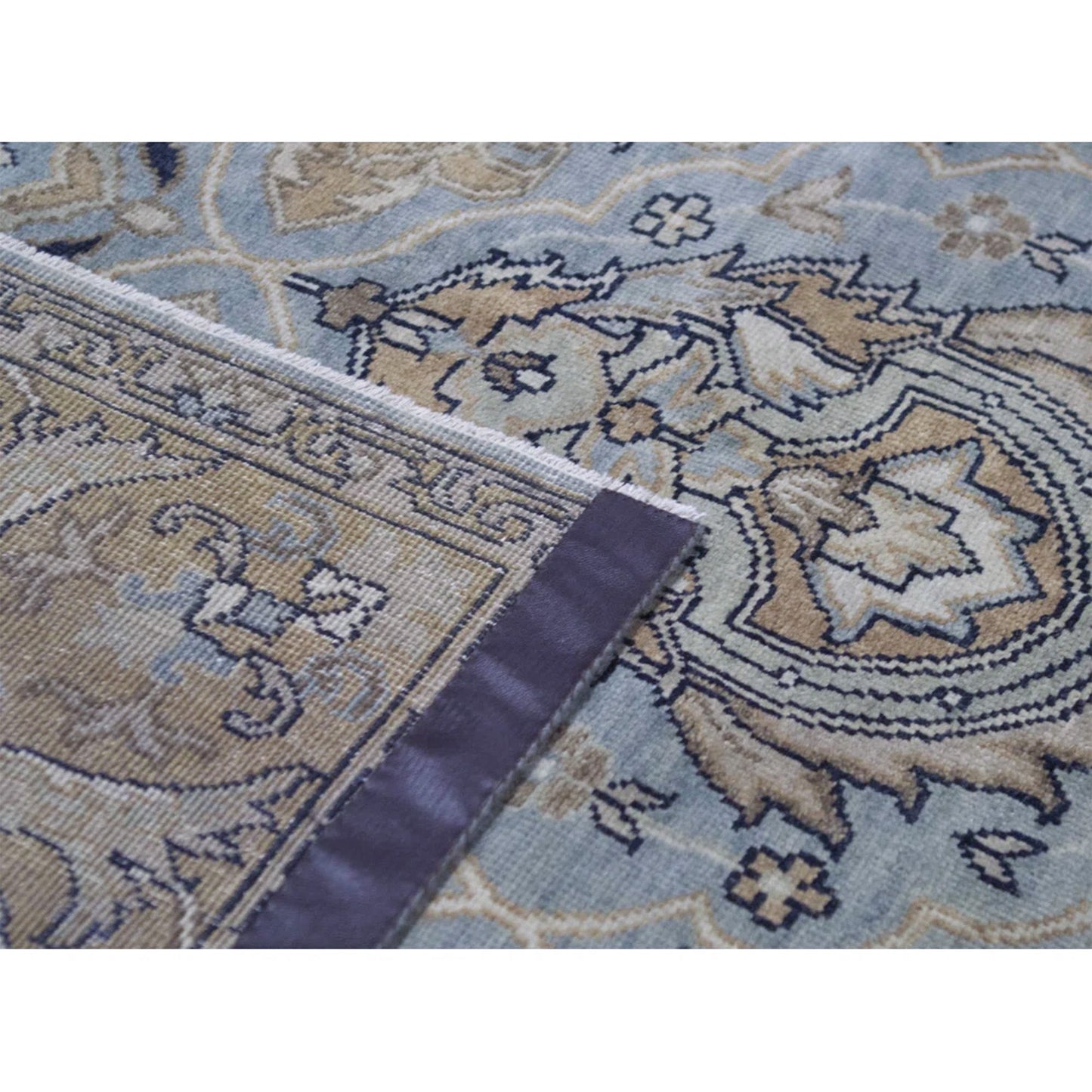 ANTIQUE SULTANABAD KIRMA BLUE / RUST