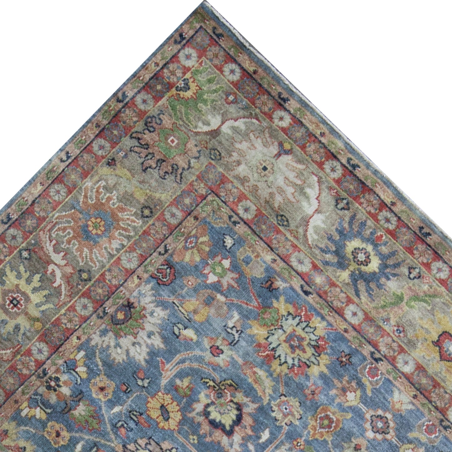 ANTIQUE SULTANABAD MAH20 BLUE / BROWN