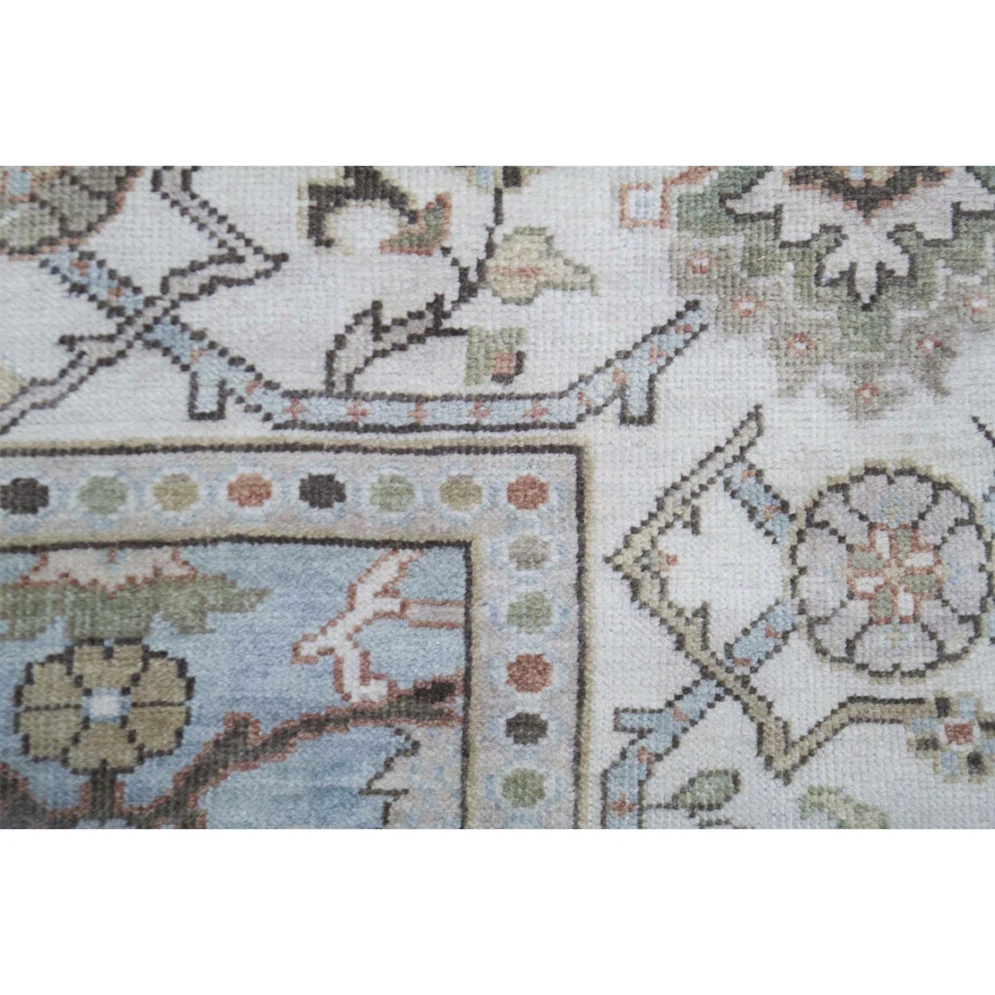 ANTIQUE SULTANABAD MAH25 BLUE / IVORY