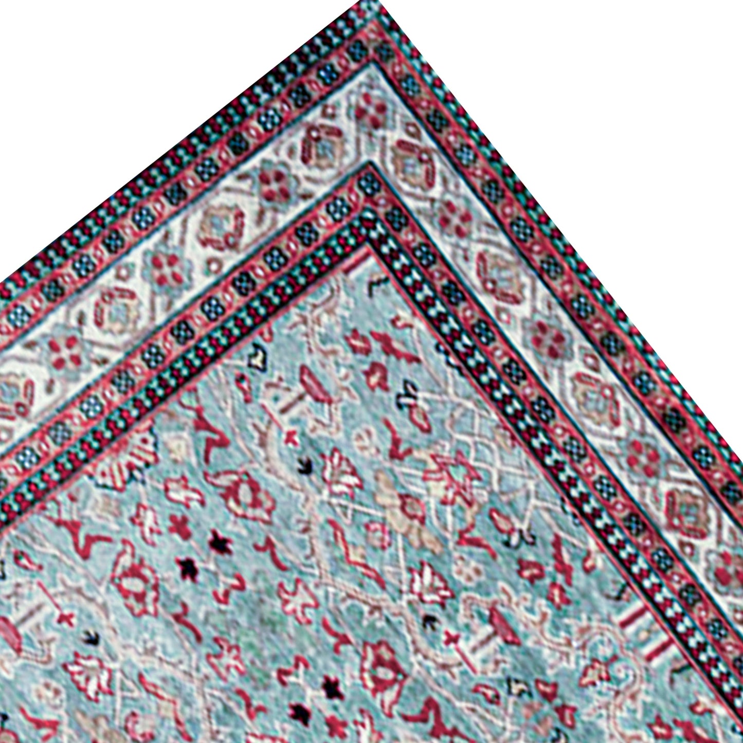 ANTIQUE SULTANABAD MAH29 LIGHT BLUE / IVORY