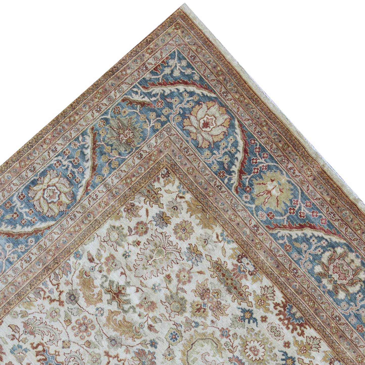 ANTIQUE SULTANABAD SUL35 IVORY / LIGHT BLUE
