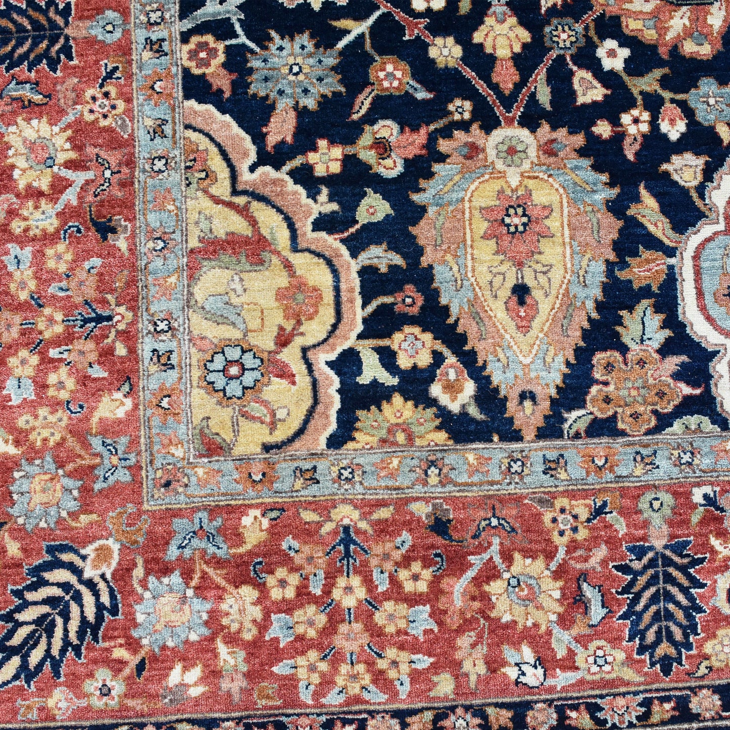 BAKSHAHESH B1005 BLUE / RED