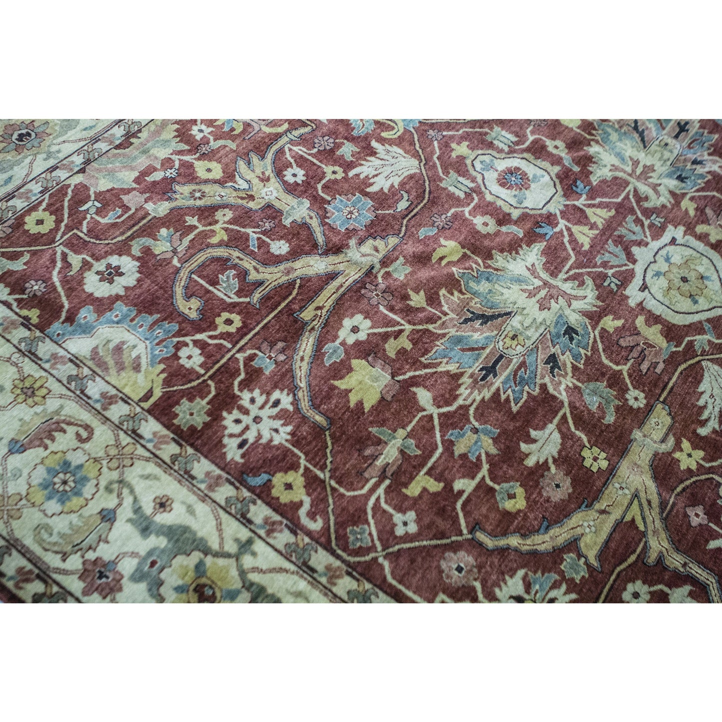 BAKSHAHESH B1005 RUST / IVORY