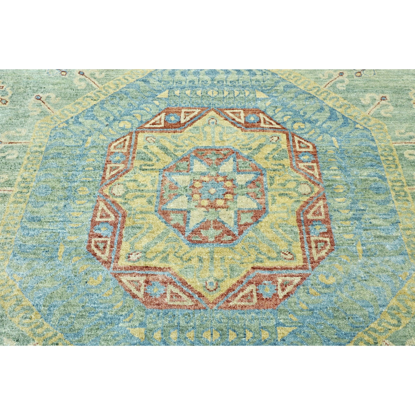BAKSHAHESH B1048 GREEN / LIGHT BLUE