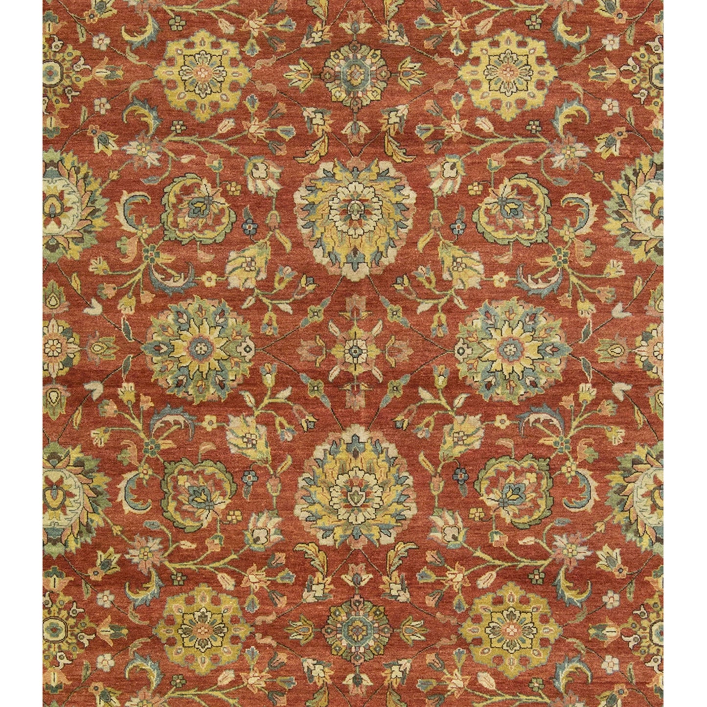 BAKSHAHESH B1053 RUST / IVORY