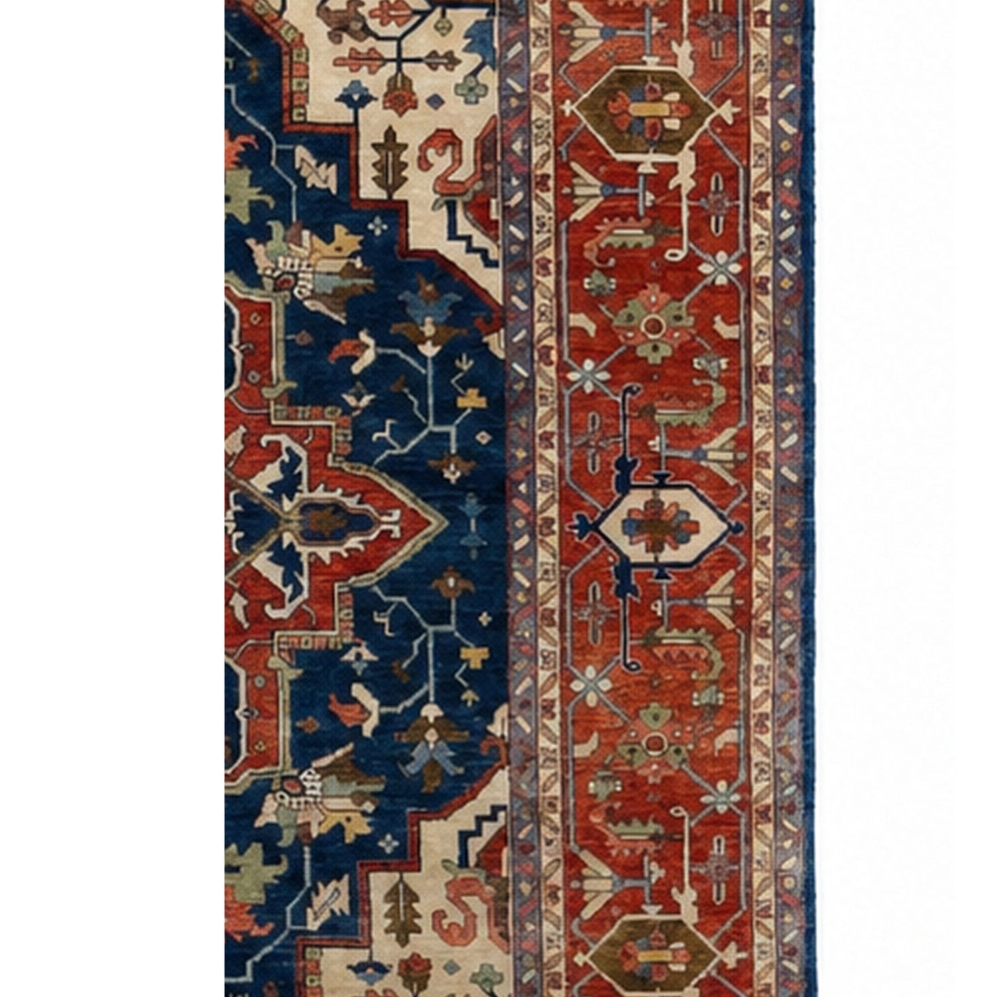 BAKSHAHE B1197 BLUE / RED