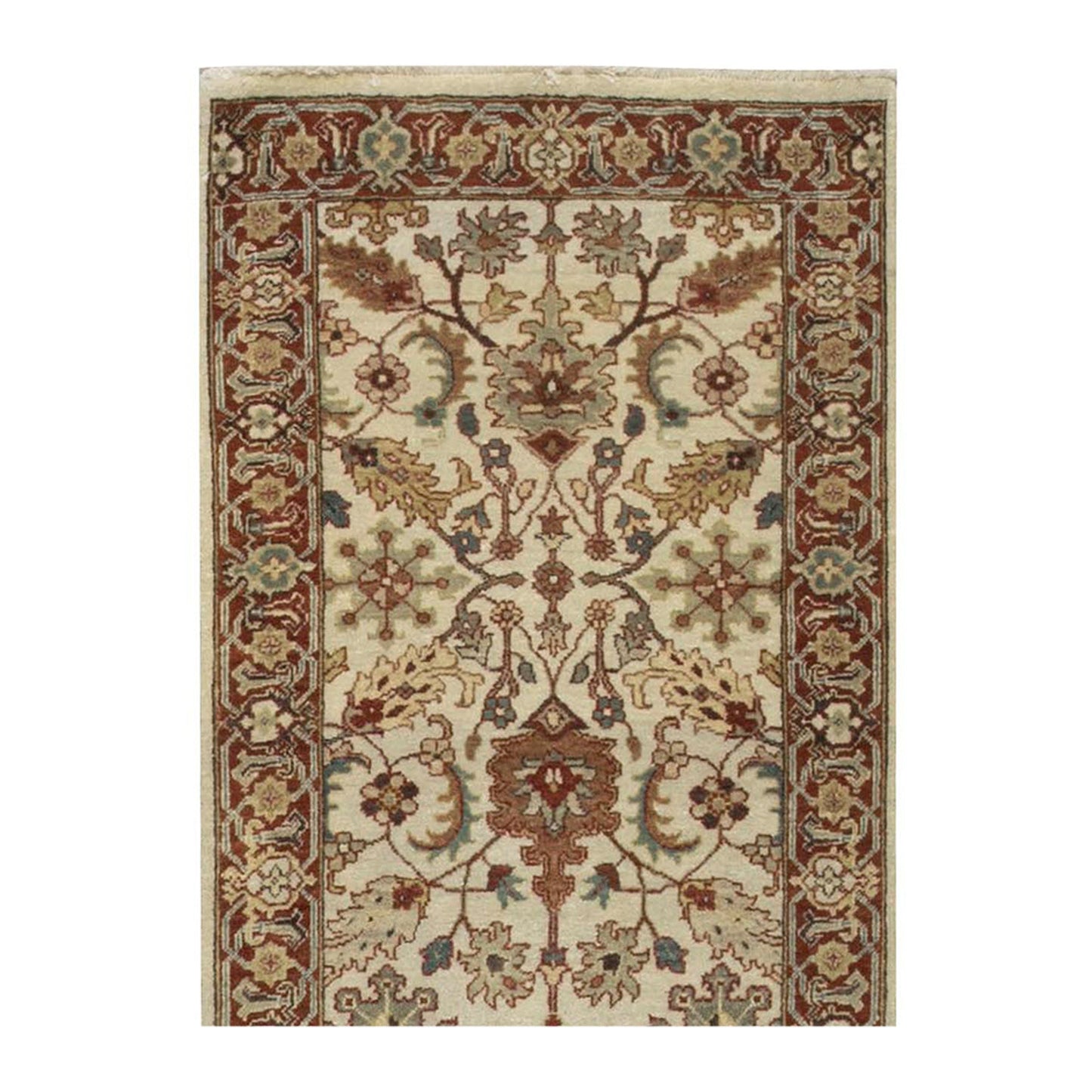 BAKSHAHESH BK016 IVORY / RED