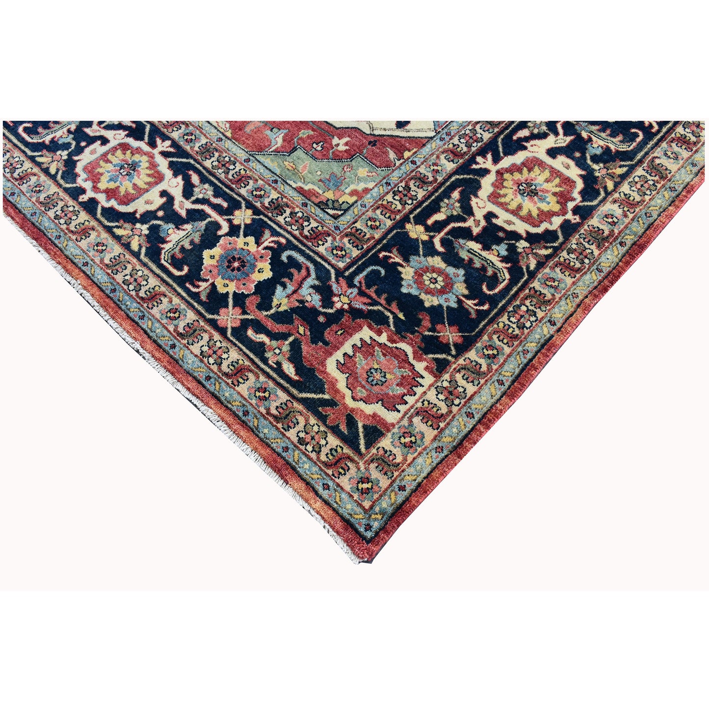 BAKSHAHESH BK073 RED / BLUE