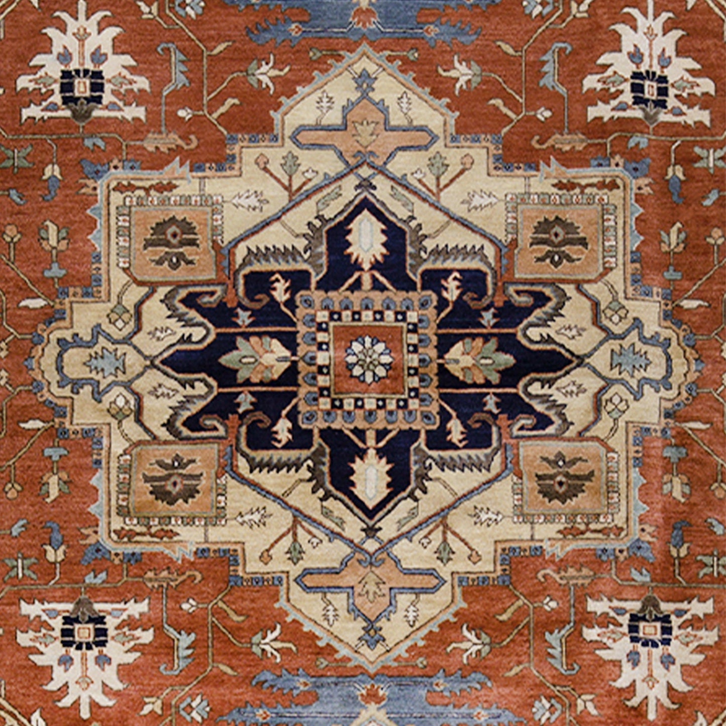 BAKSHAHESH HE617 RUST / NAVY