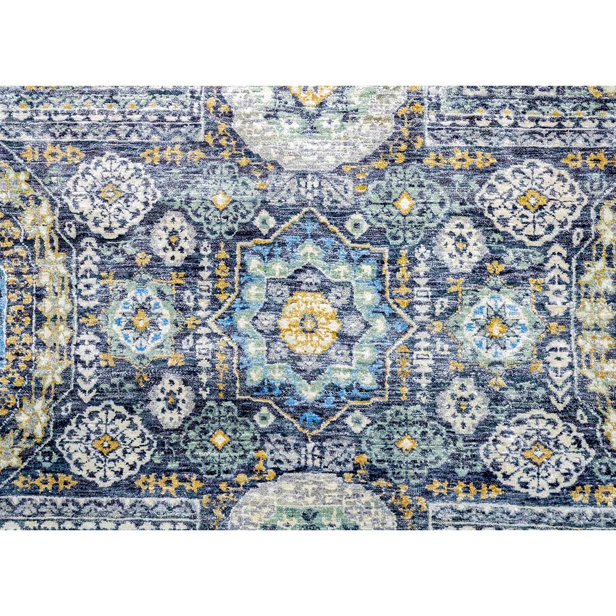 CANTERBURY SILK GOB01 BLUE / GREEN