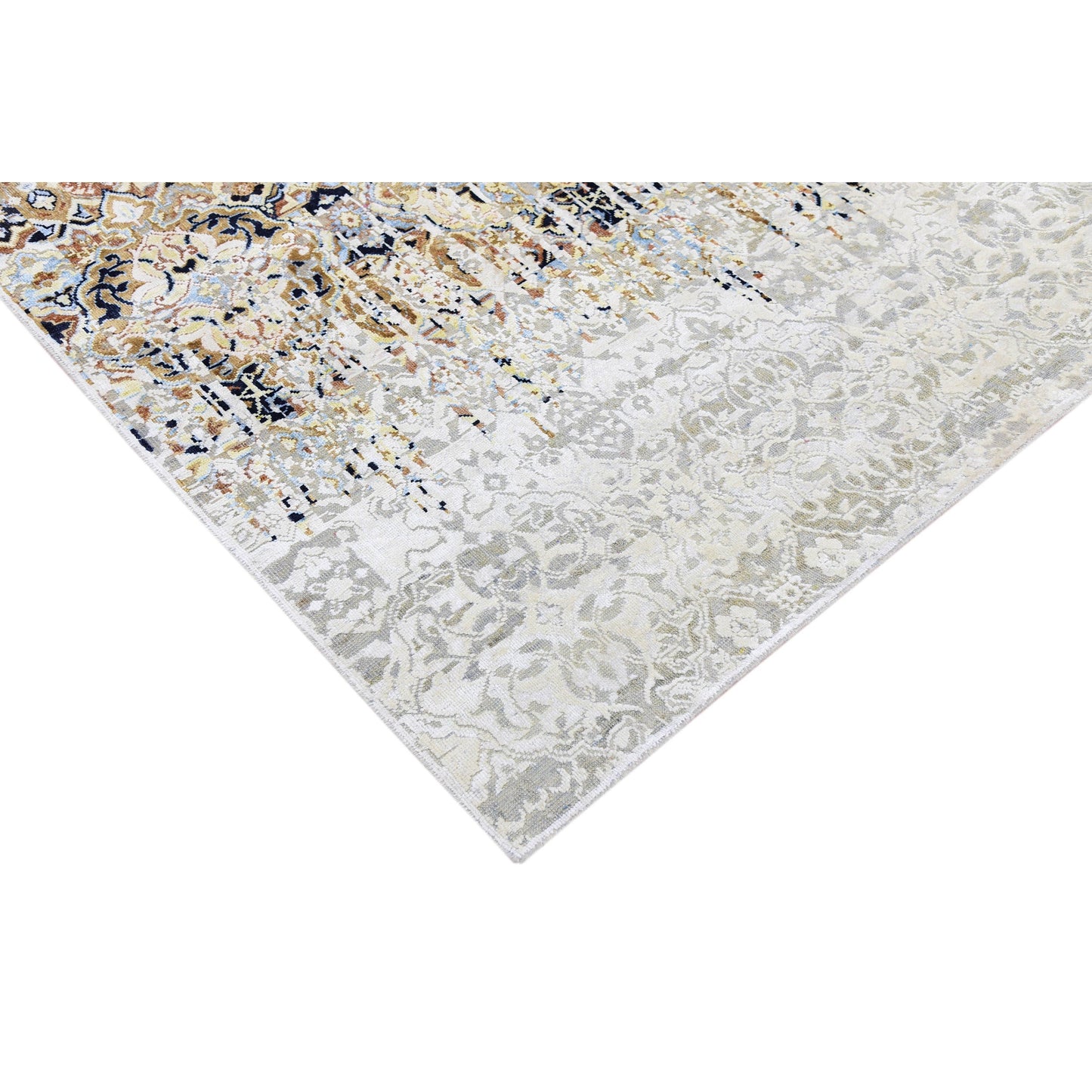 CANTERBURY SILK JS274 IVORY / BROWN