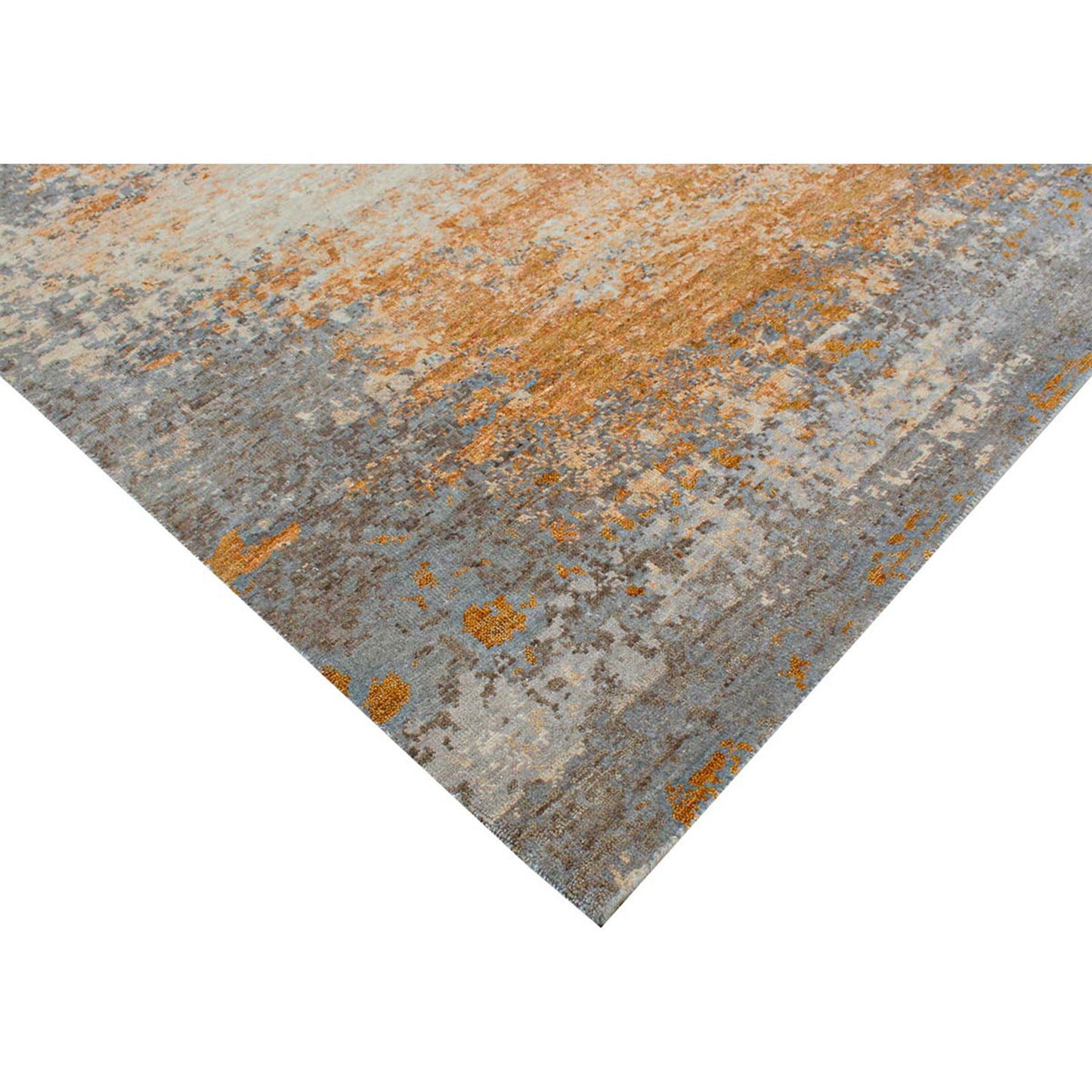 CANVAS ART W/ SILK B1945 TAUPE / RUST