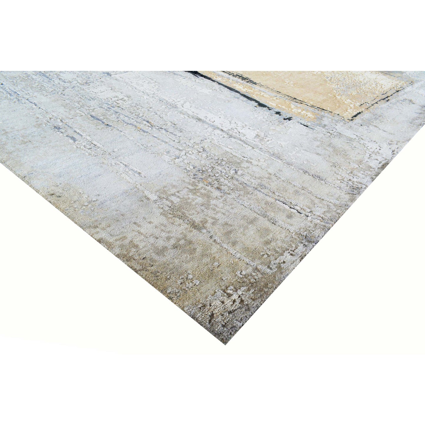 CANVAS ART W/ SILK C9315 SILVER / GOLD