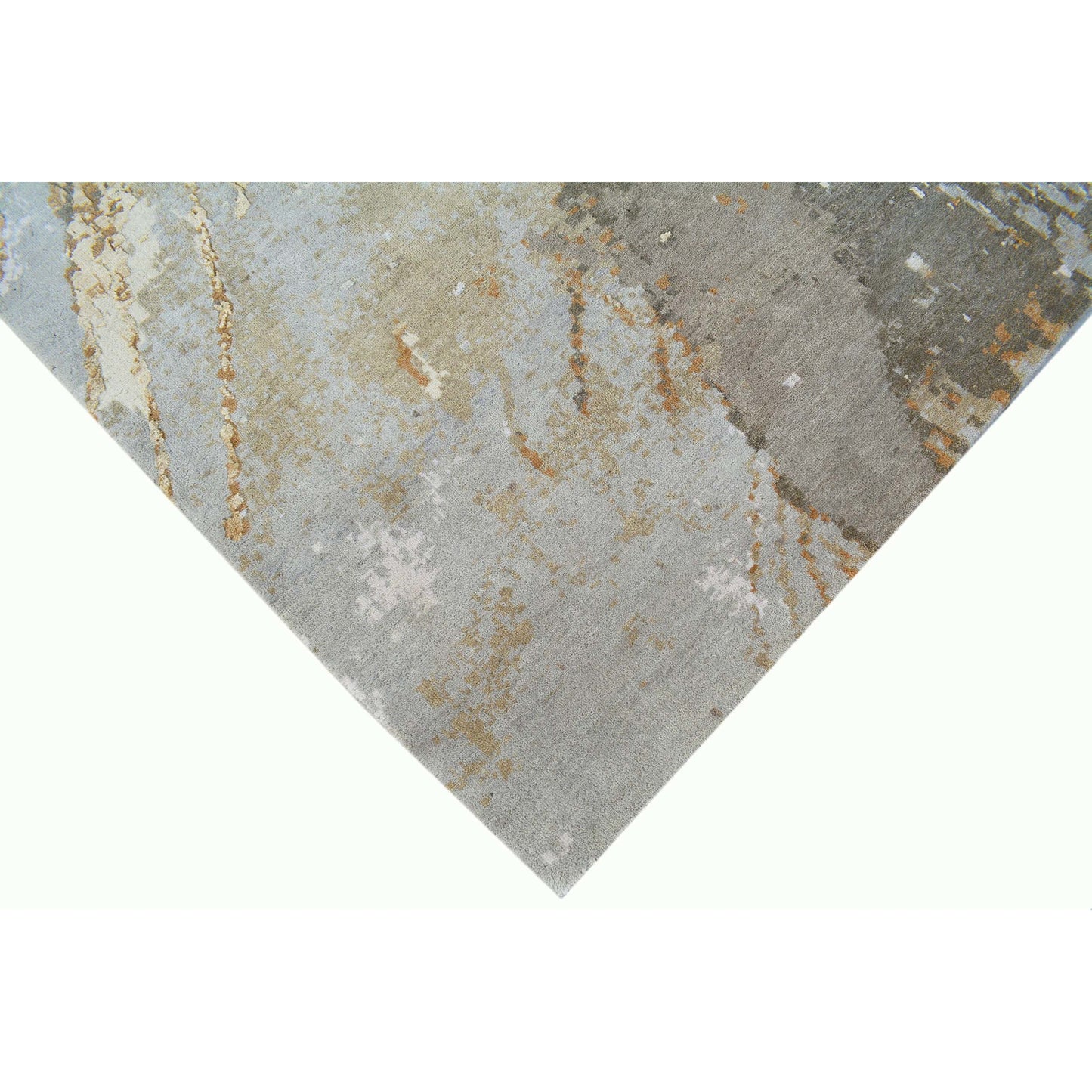 CANVAS ART W/ SILK C9482 CHARCOAL / GOLD