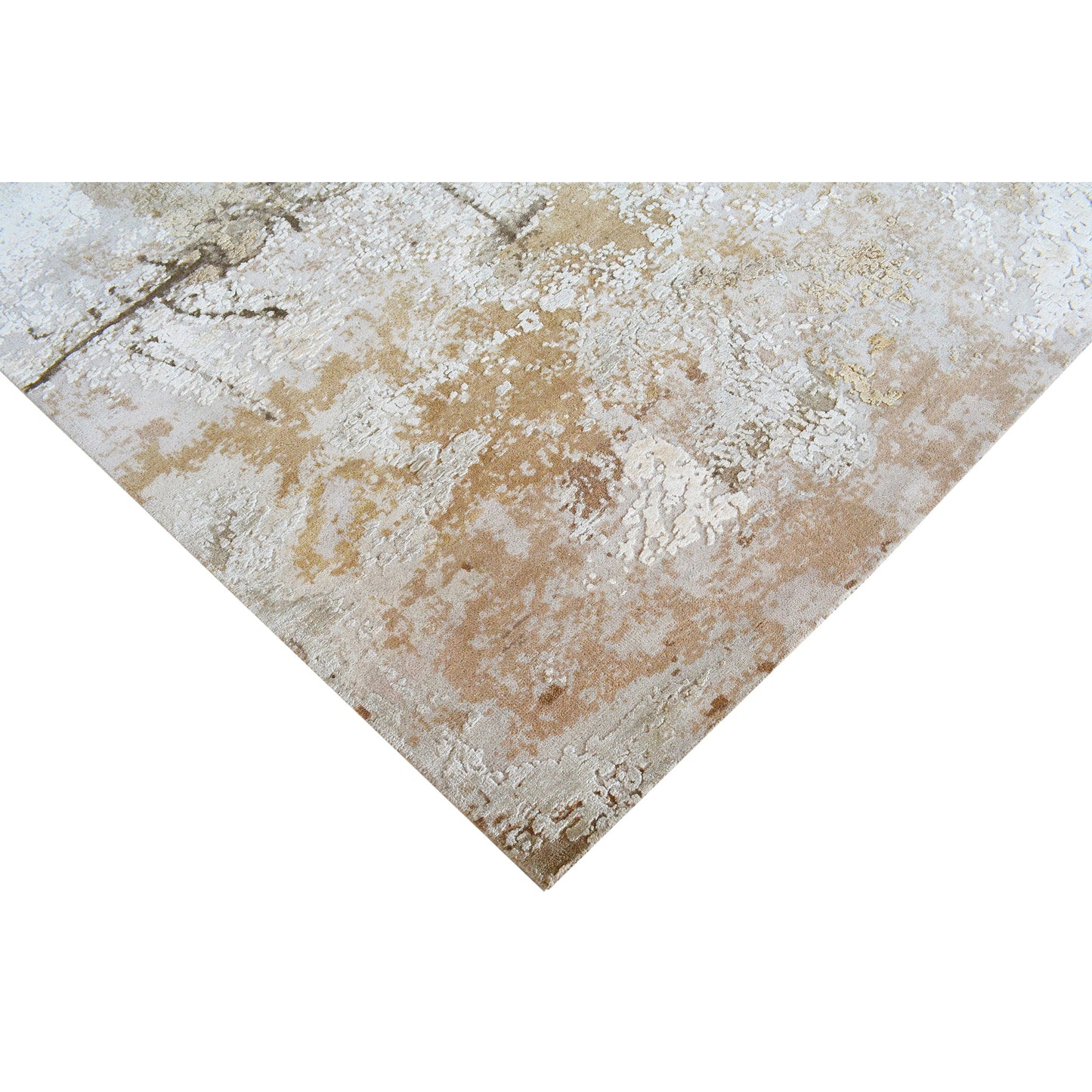 CANVAS ART W/ SILK C9701 BEIGE / BROWN