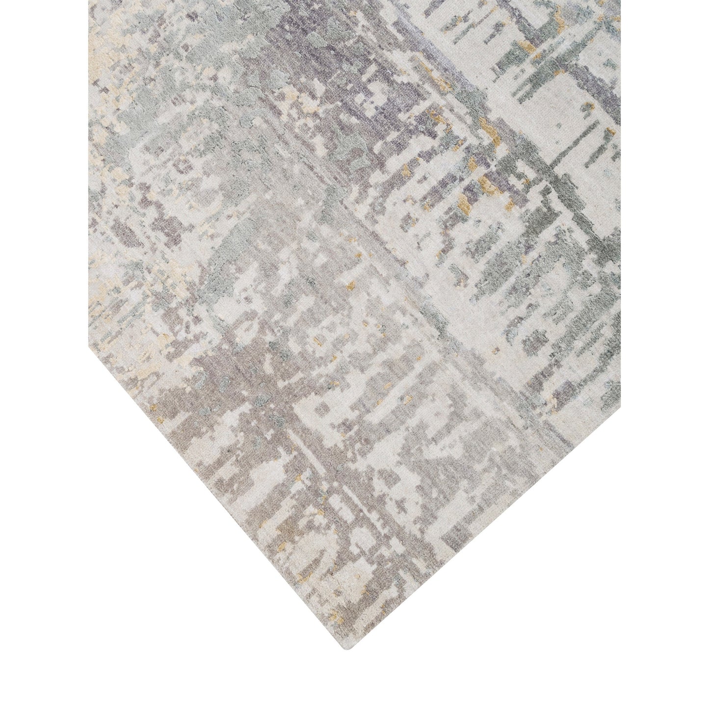 CANVAS ART W/ SILK RV903 TEAL / GREY