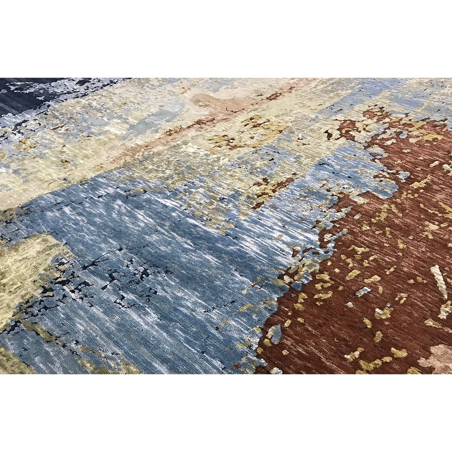 CANVAS ART CR803 BLUE / RUST