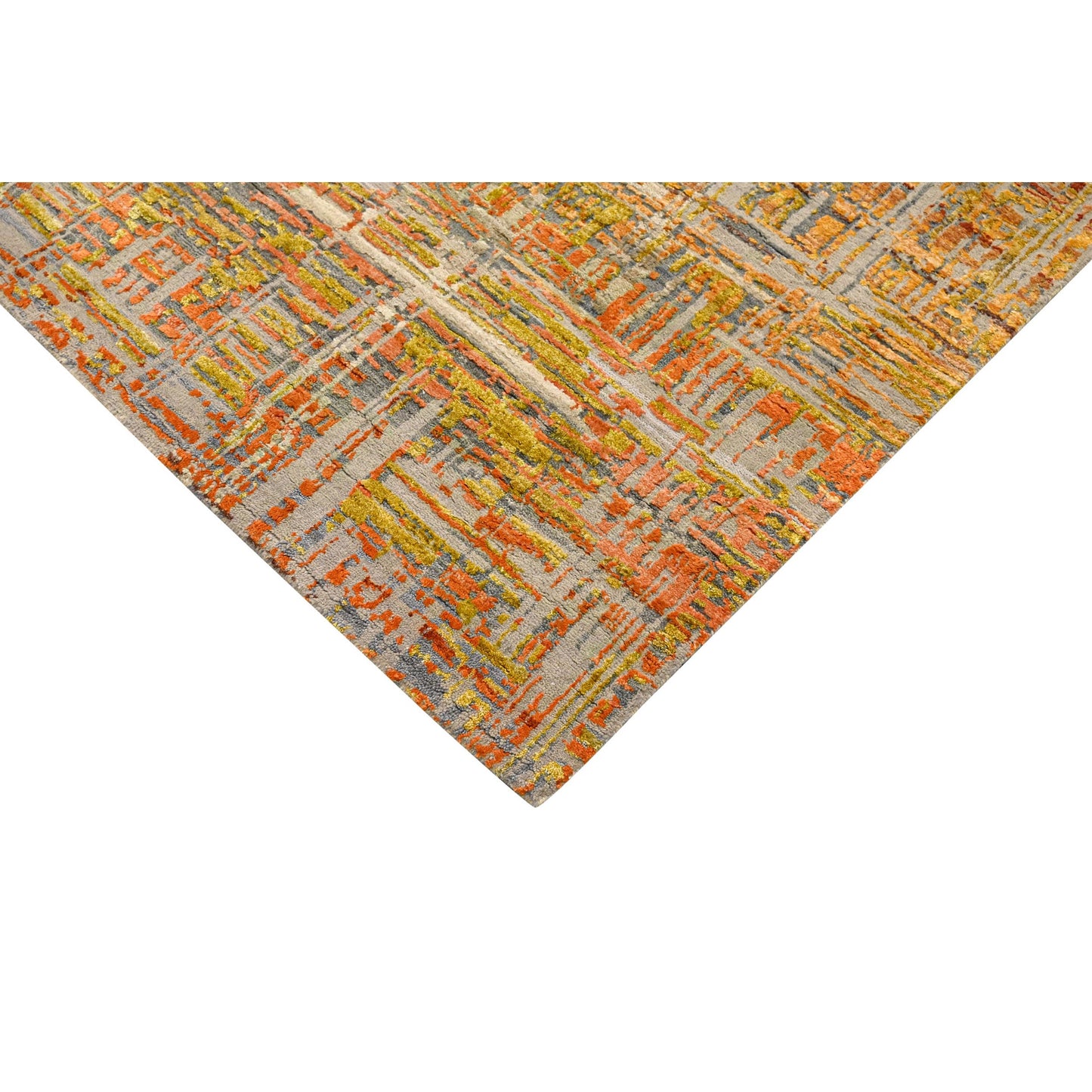 CANVAS ART W/ SILK J1028 BEIGE / GOLD