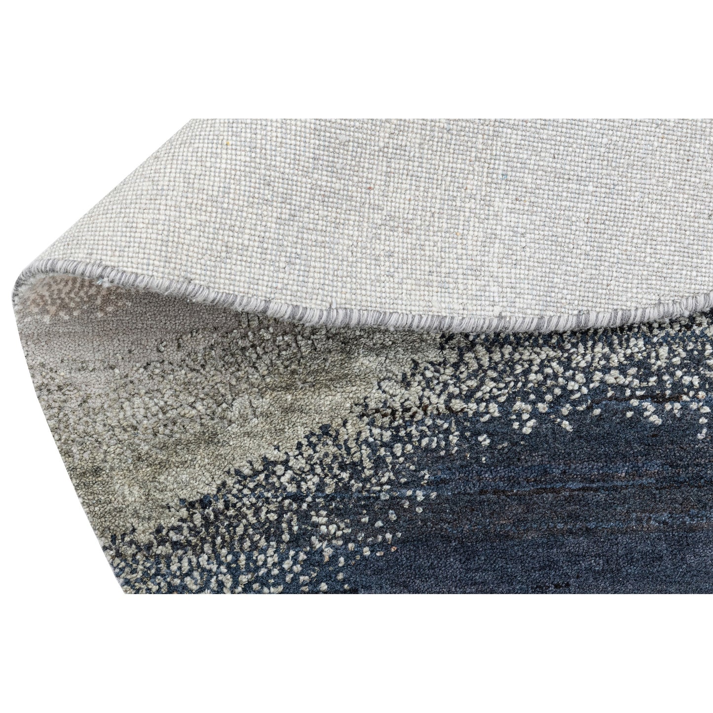 CANVAS ART W / SILK J1051 BEIGE / DARK GREY