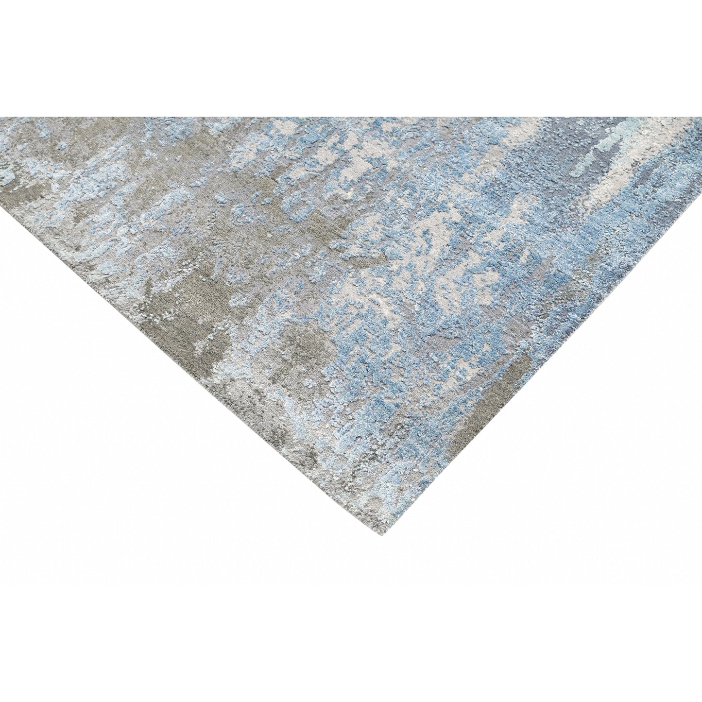 CANVAS ART W/ SILK J1058 BEIGE / GREY