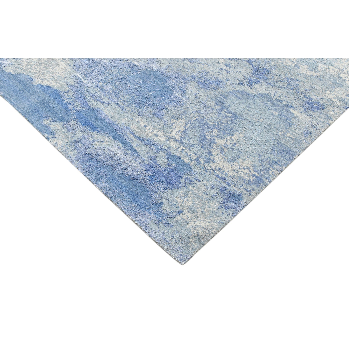 CANVAS ART W/ SILK J1063 BLUE / MULTI