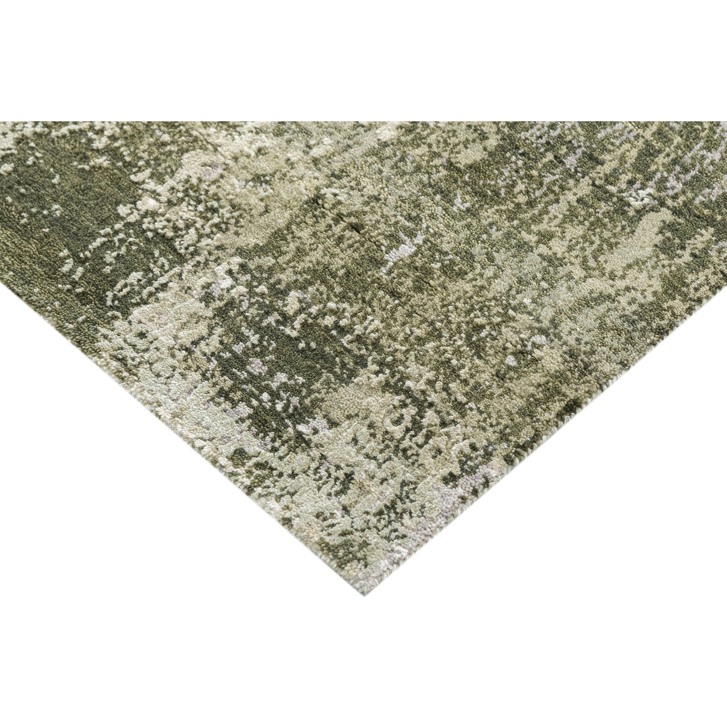CANVAS ART W/ SILK J2067 BEIGE / LIGHT GREEN