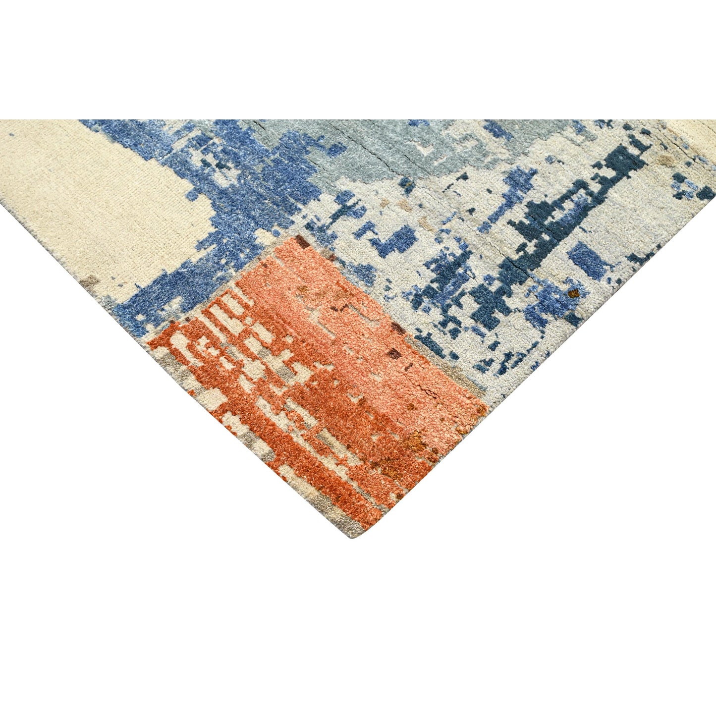 CANVAS ART W/ SILK JC705 IVORY / RED