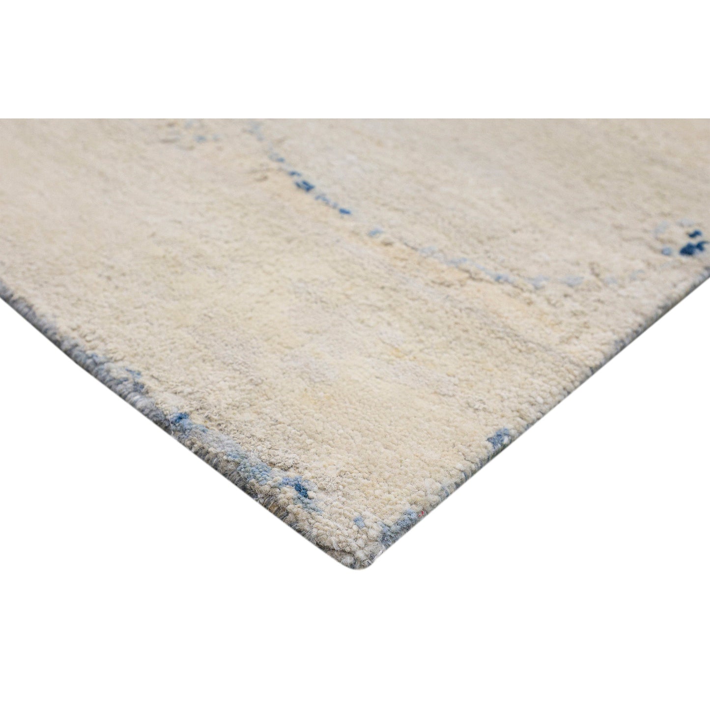 CANVAS ART W/ SILK JC720 IVORY / BLUE