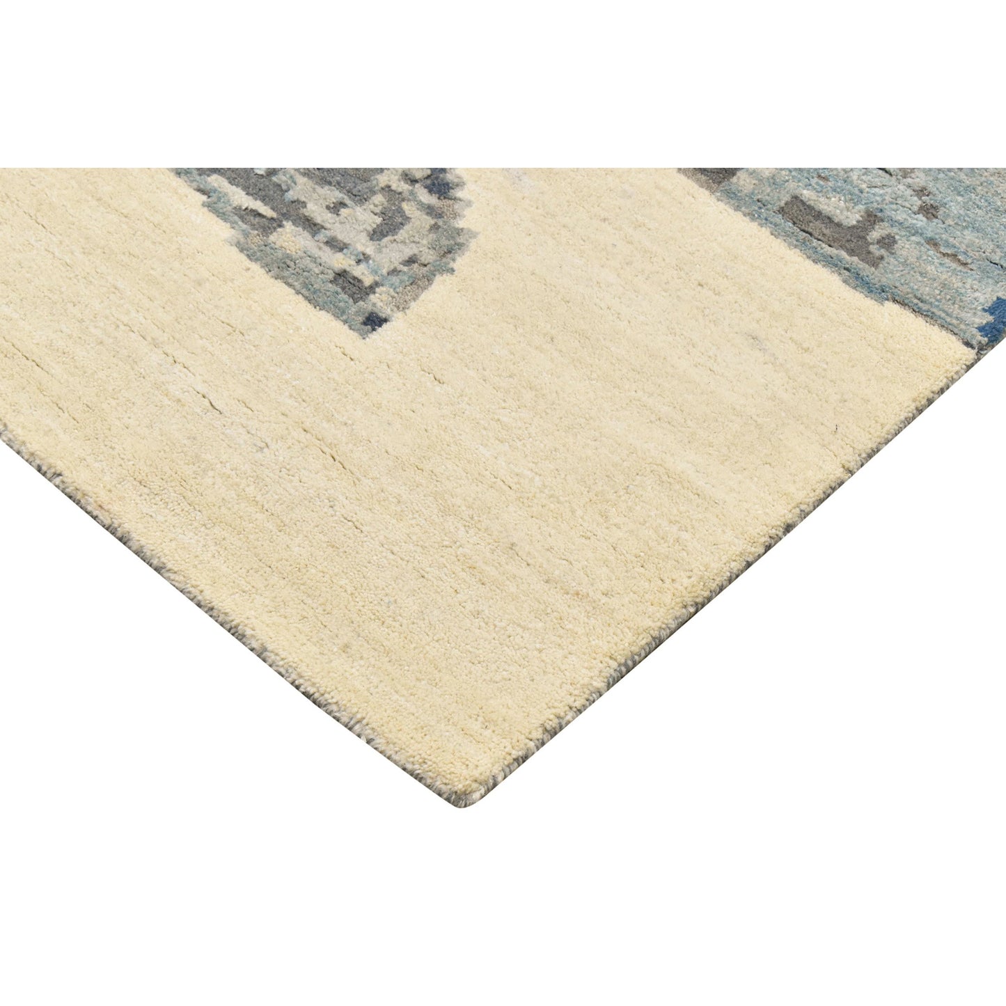 CANVAS ART W/ SILK JC724 IVORY / LIGHT GREY