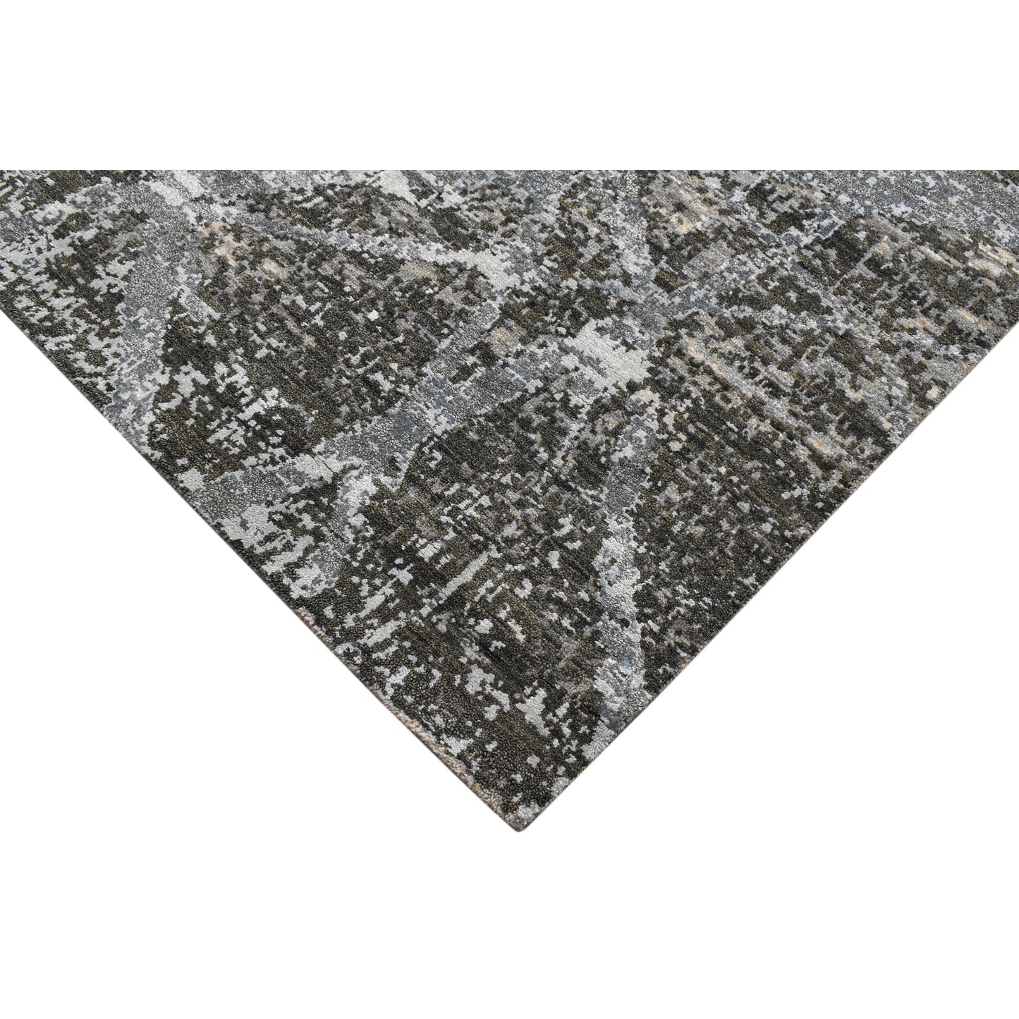 CANVAS ART W/ SILK JC744 BEIGE / GREY